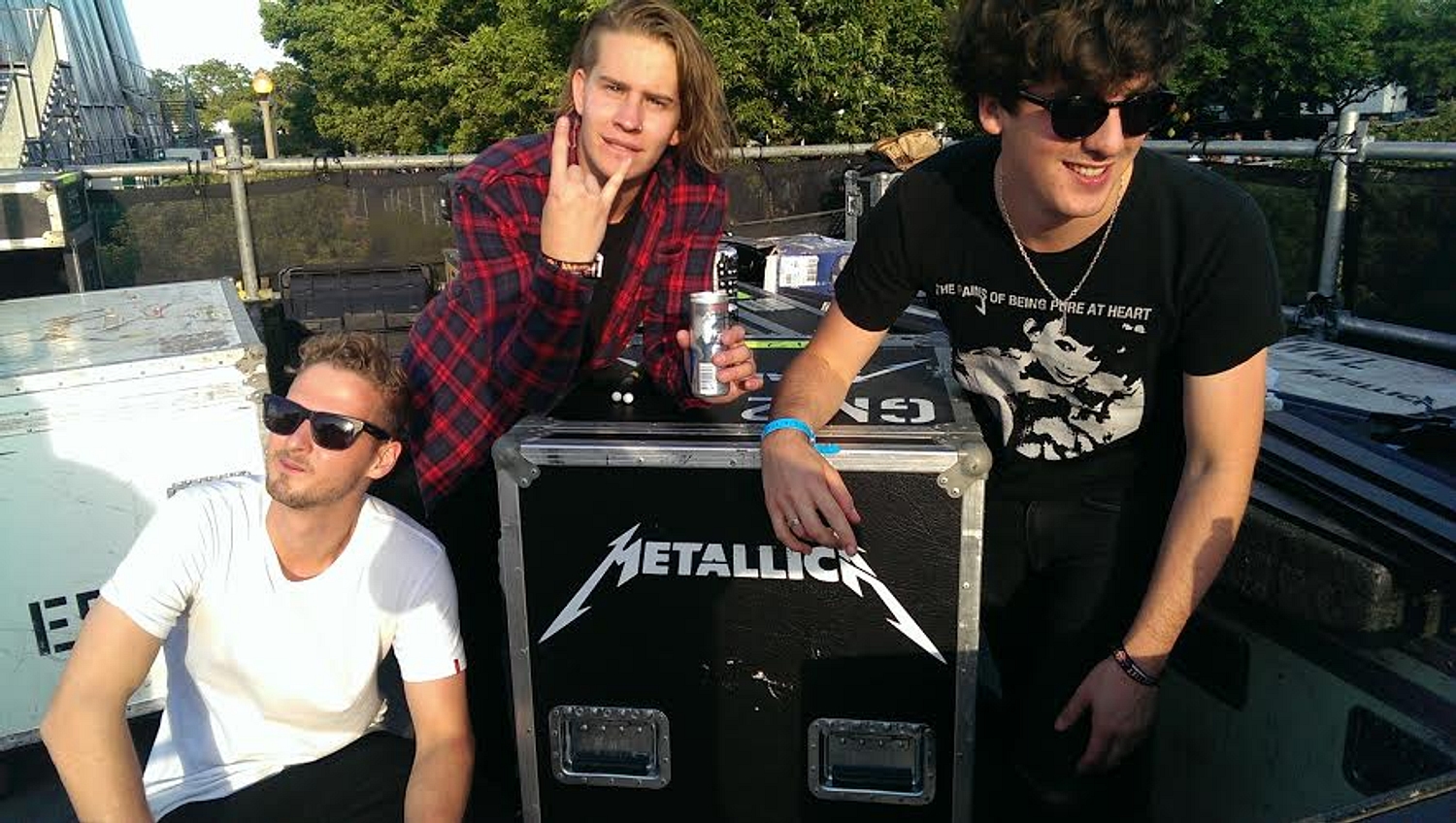 Deep pan pizzas and watching Tame Impala - Circa Waves’ Lollapalooza 2015 tour diary