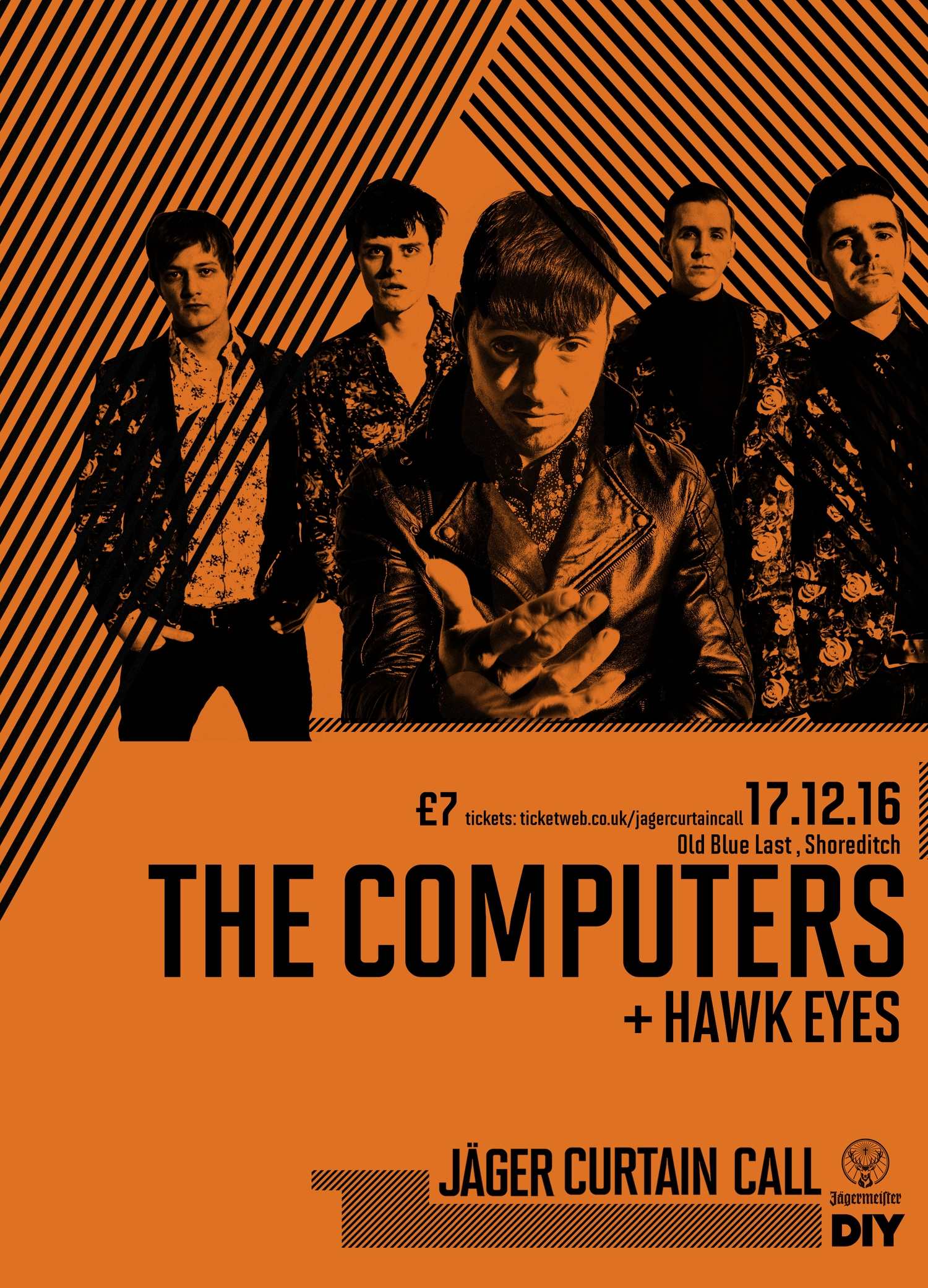 The Computers join Hawk Eyes for Jäger Curtain Call