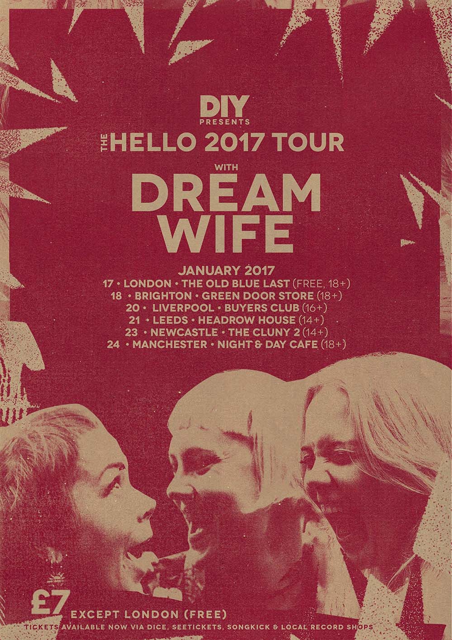 ​Dream Wife to headline DIY’s Hello 2017 tour