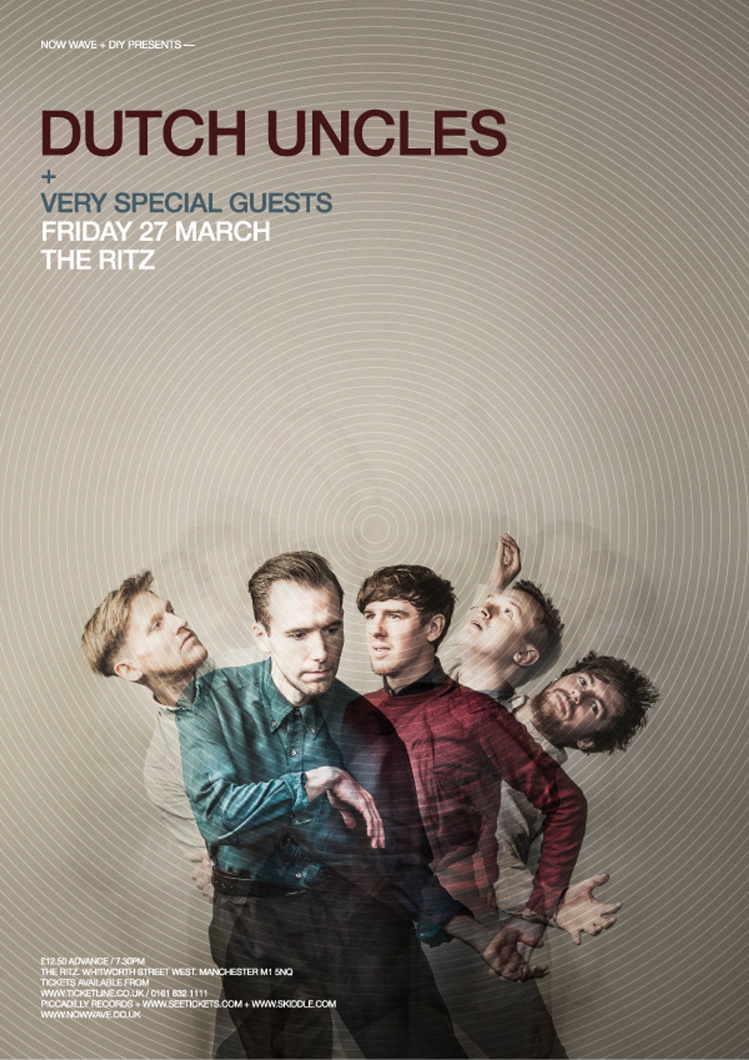 Dutch Uncles to headline DIY + Now Wave Presents show in Manchester