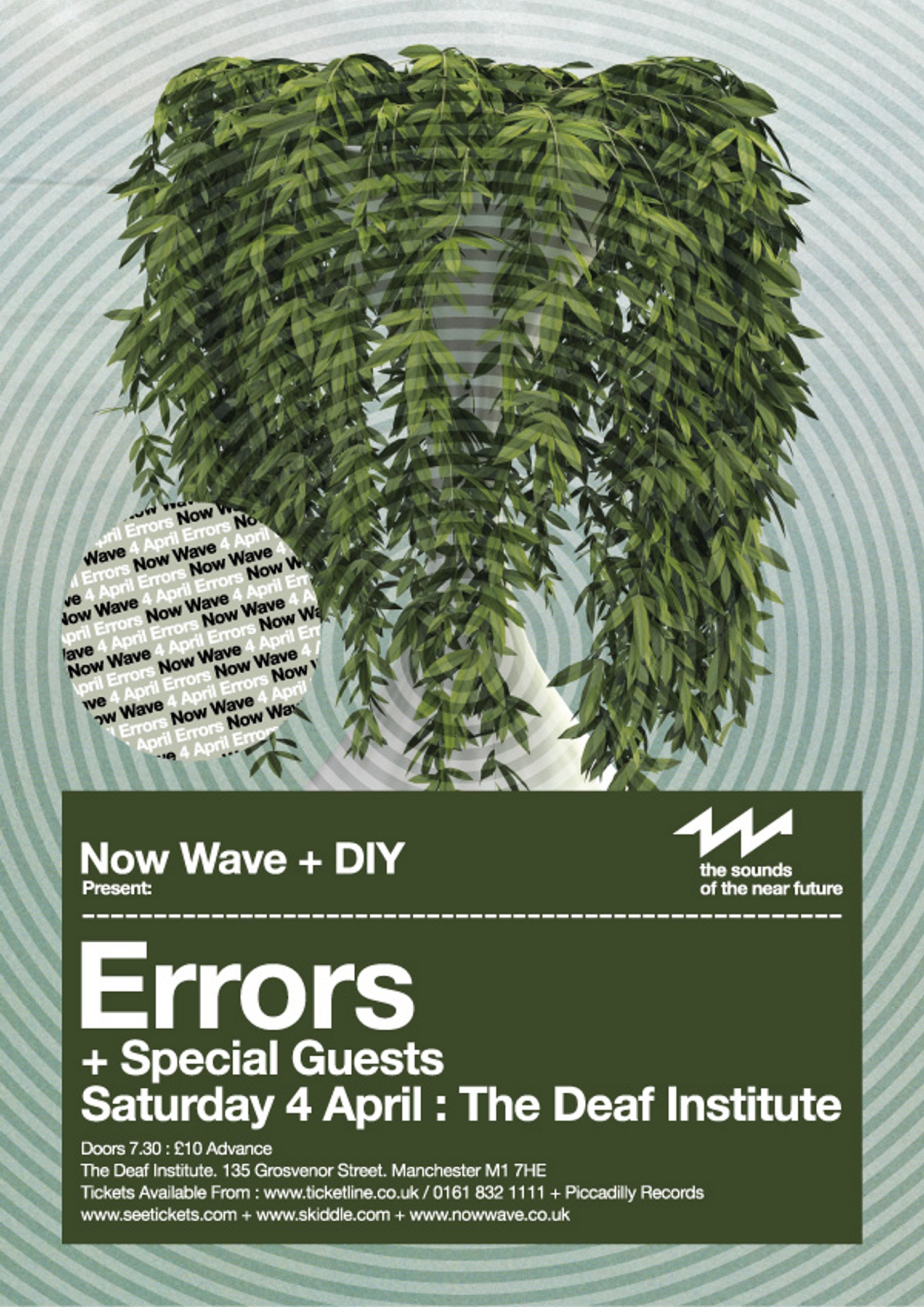 Errors to headline DIY Presents + Now Wave show in Manchester