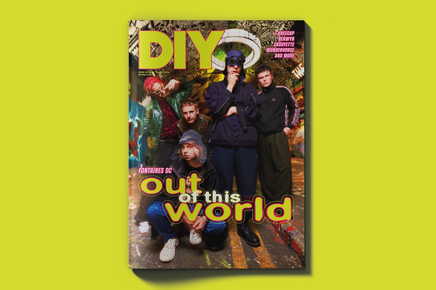 Fontaines DC are the cover stars of DIY’s July/August 2024 issue!