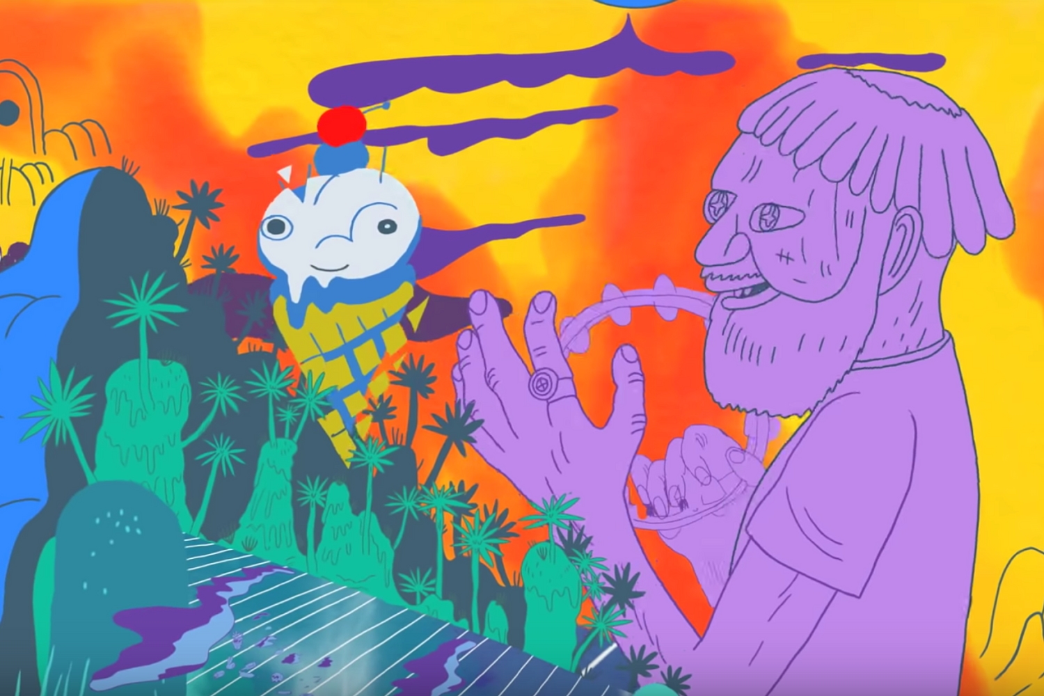 Watch Father John Misty's animated new video for 'Date Night'