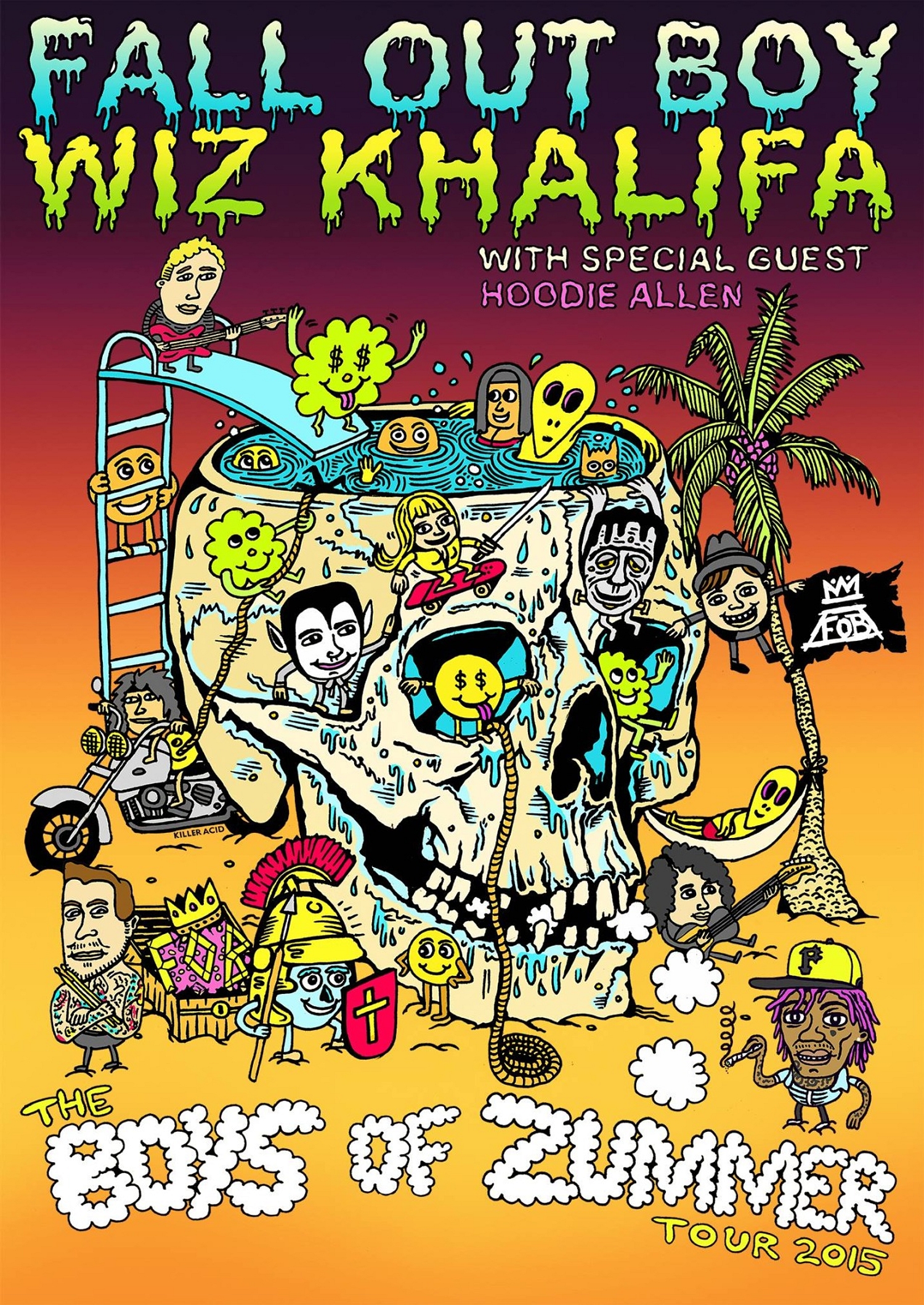 Fall Out Boy recruit Wiz Khalifa and Hoodie Allen for ‘Boys of Zummer’ US tour