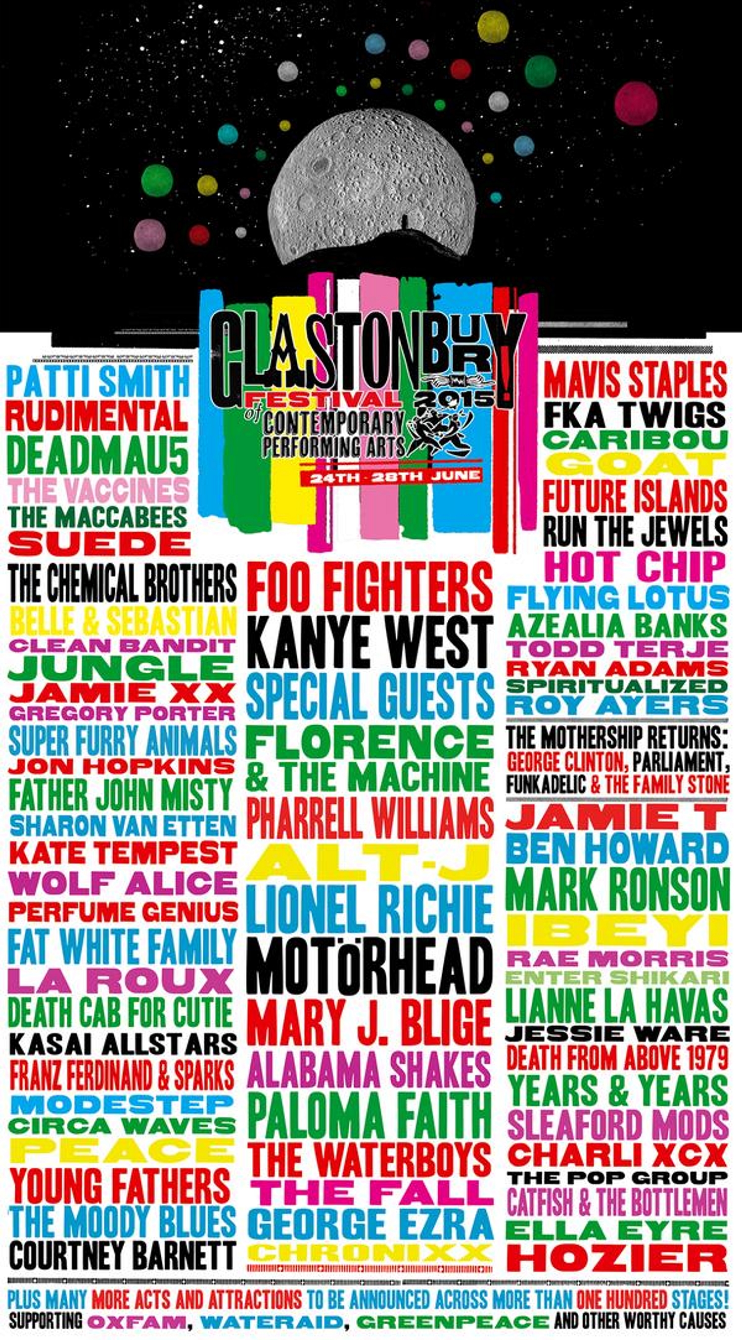 Glastonbury Festival announces Florence + The Machine, Alt-J