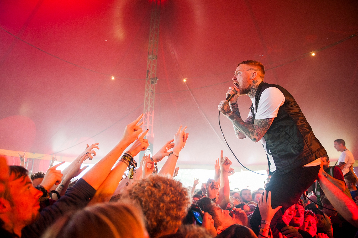 Frank Carter & The Rattlesnakes make it a family affair at Reading 2015