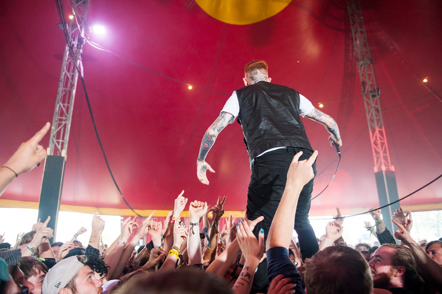 Frank Carter & The Rattlesnakes make it a family affair at Reading 2015