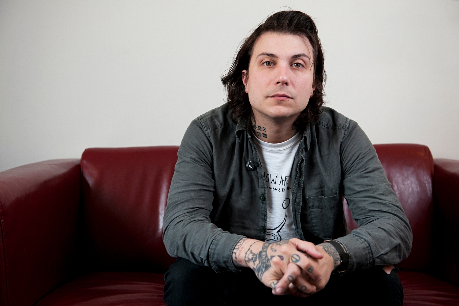 Frank Iero: “I think I’m getting more comfortable"