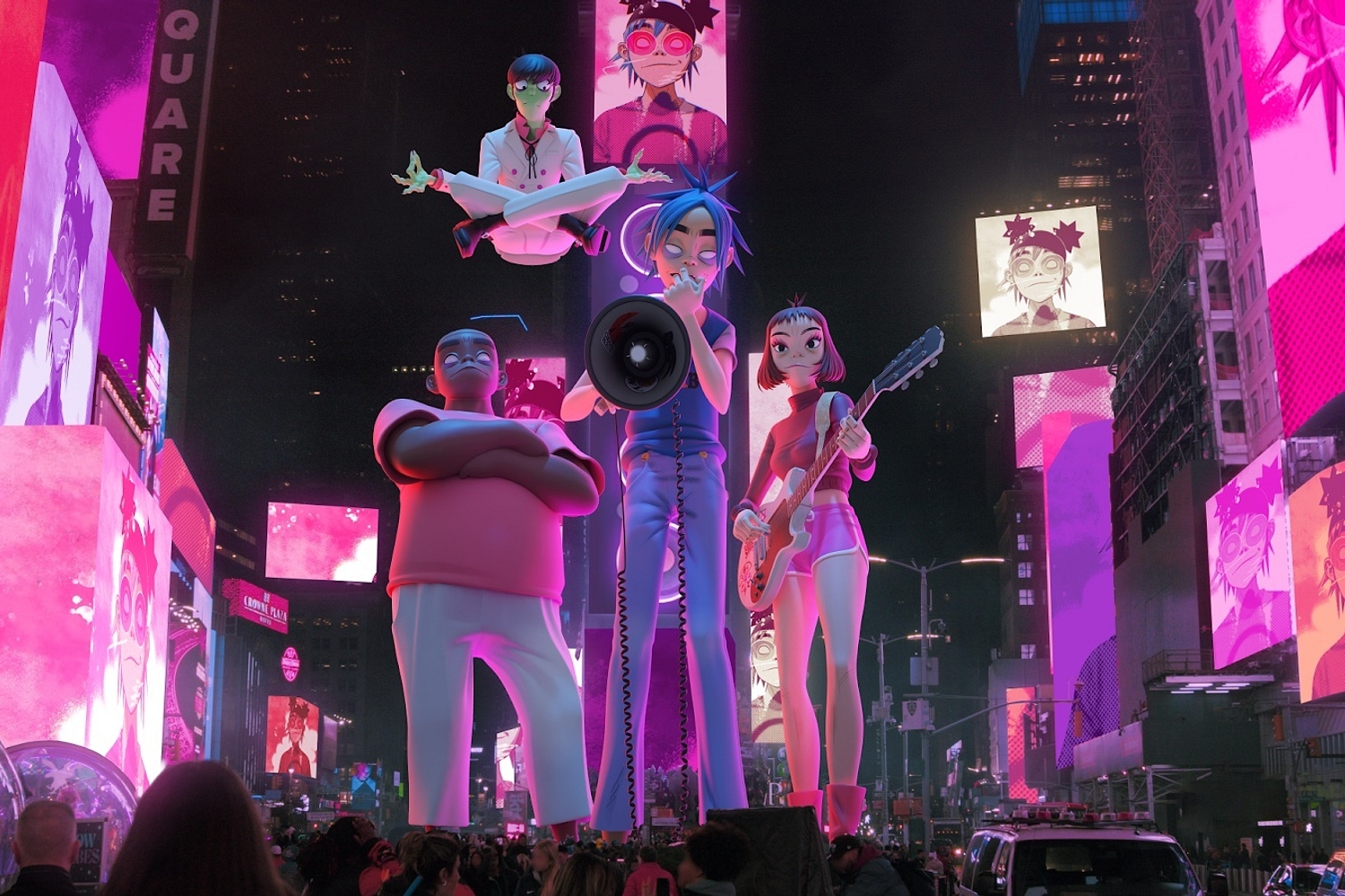 Gorillaz will perform new track ‘Skinny Ape’ in New York’s Times Square and London’s Piccadilly Circus this month