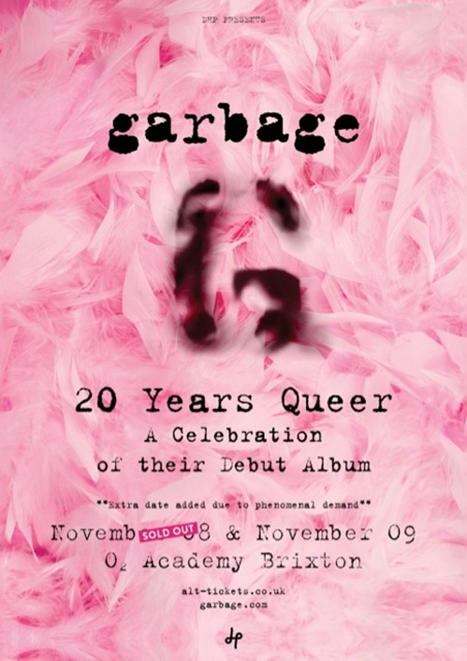 Garbage add second Brixton Academy ’20 Years Queer’ date