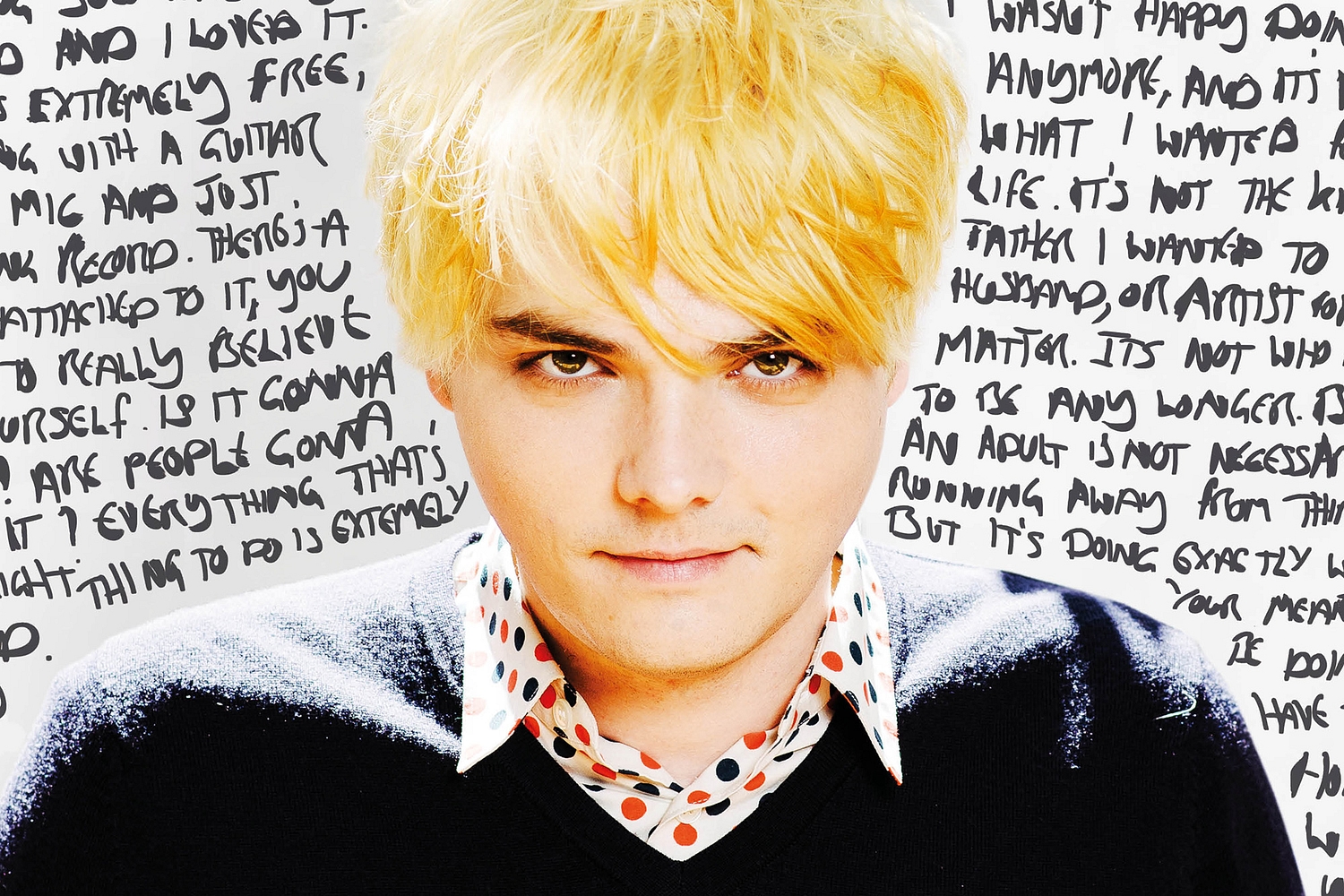 Gerard Way: DIY's August 2014 cover star revealed • News • DIY Magazine, image size:1500x1000
