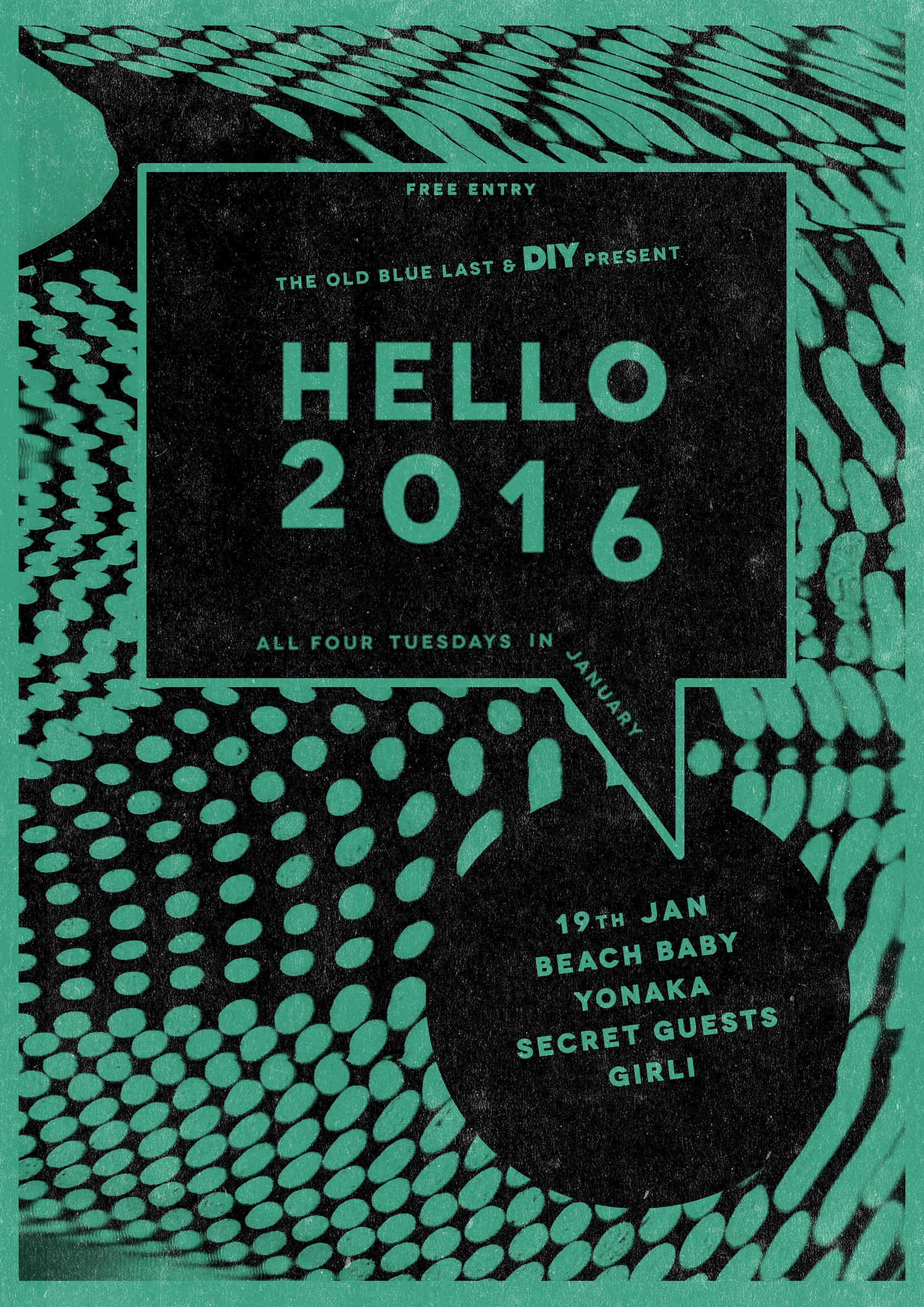 Girli, Diet Cig, Slutface, Bruising & more to play Hello 2016