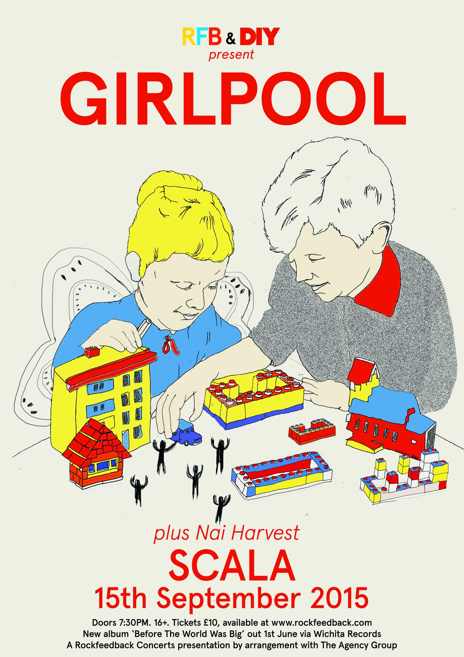 Girlpool to headline rockfeedback and DIY Presents London show