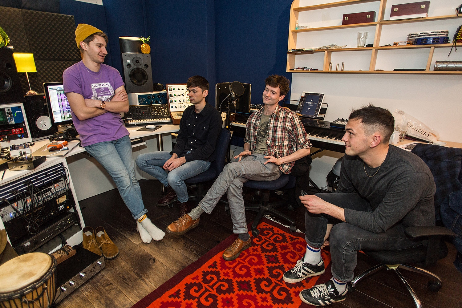 In the studio: Glass Animals