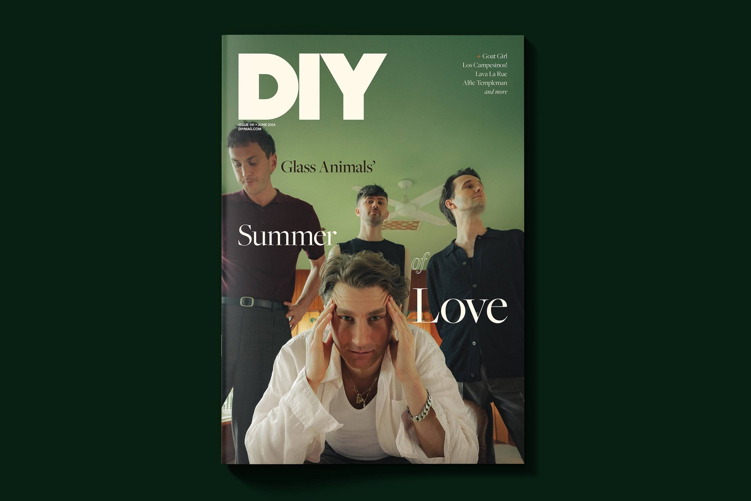 Glass Animals are the cover stars of DIY's June 2024 issue!