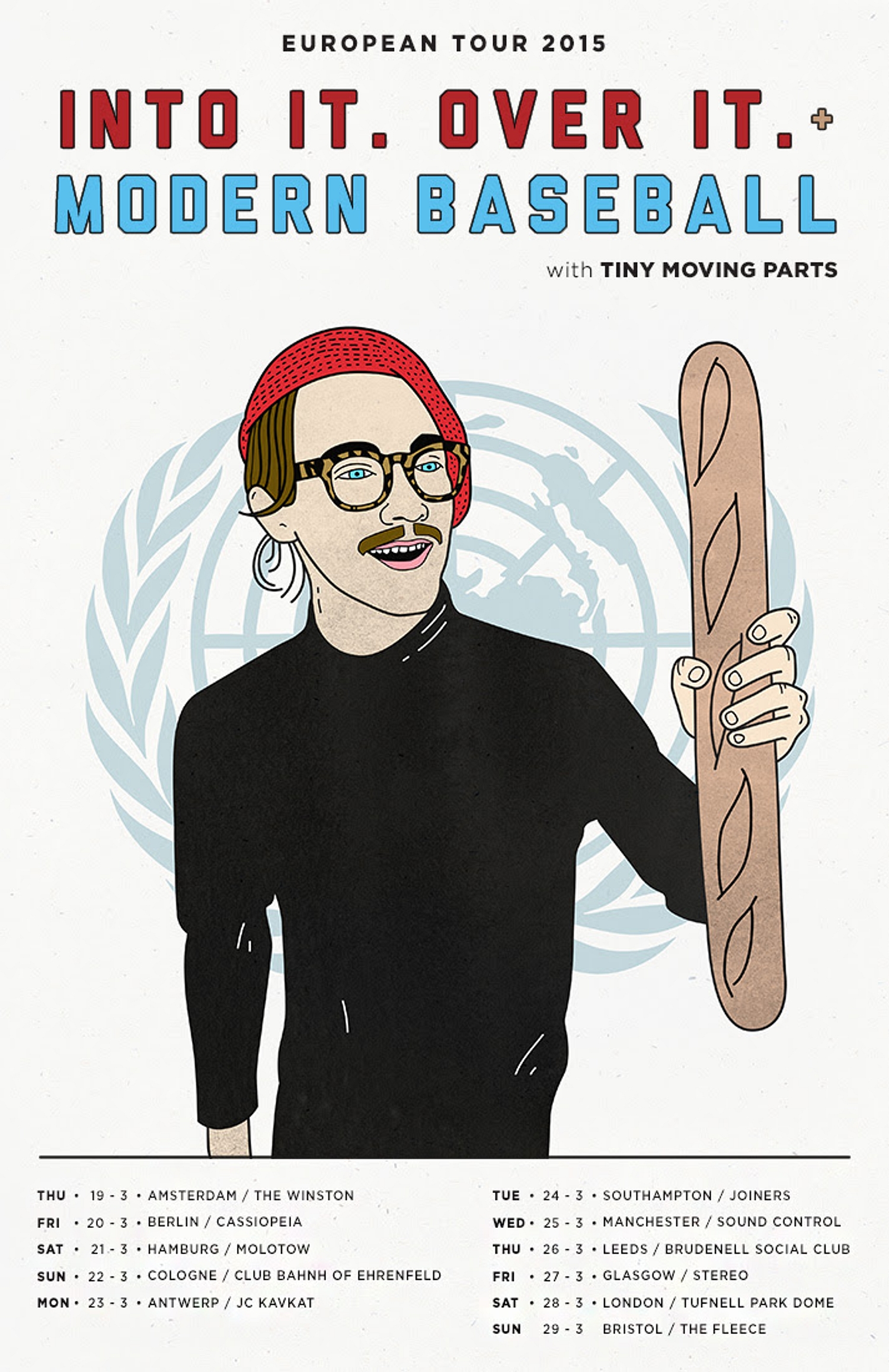Into It. Over It. and Modern Baseball announce 2015 UK/EU tour