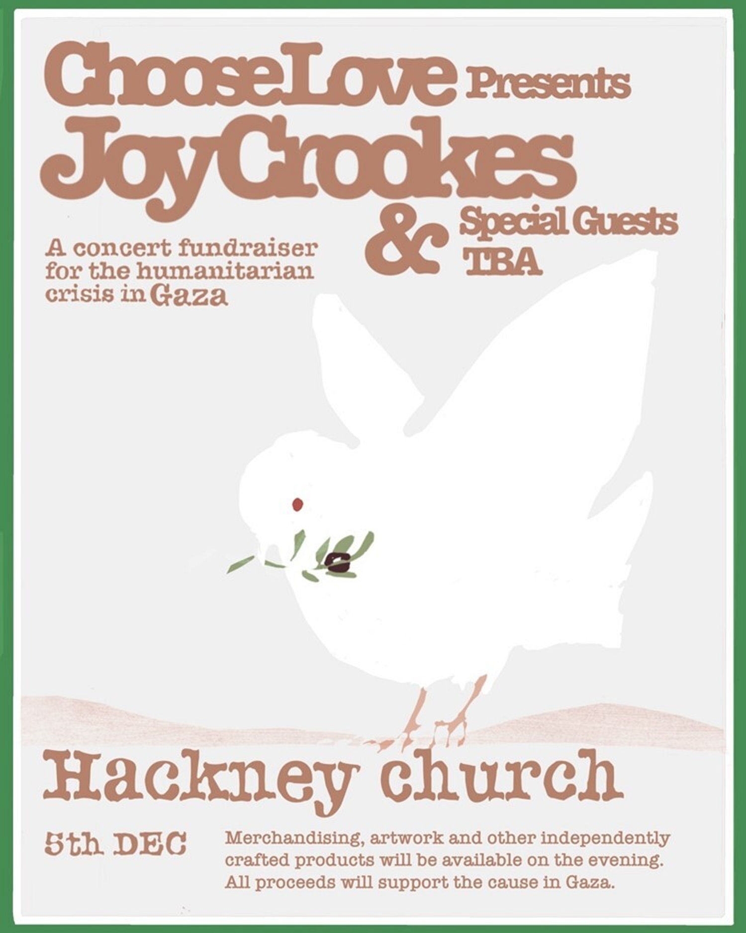 Joy Crookes announces Choose Love fundraiser gig for Gaza humanitarian crisis