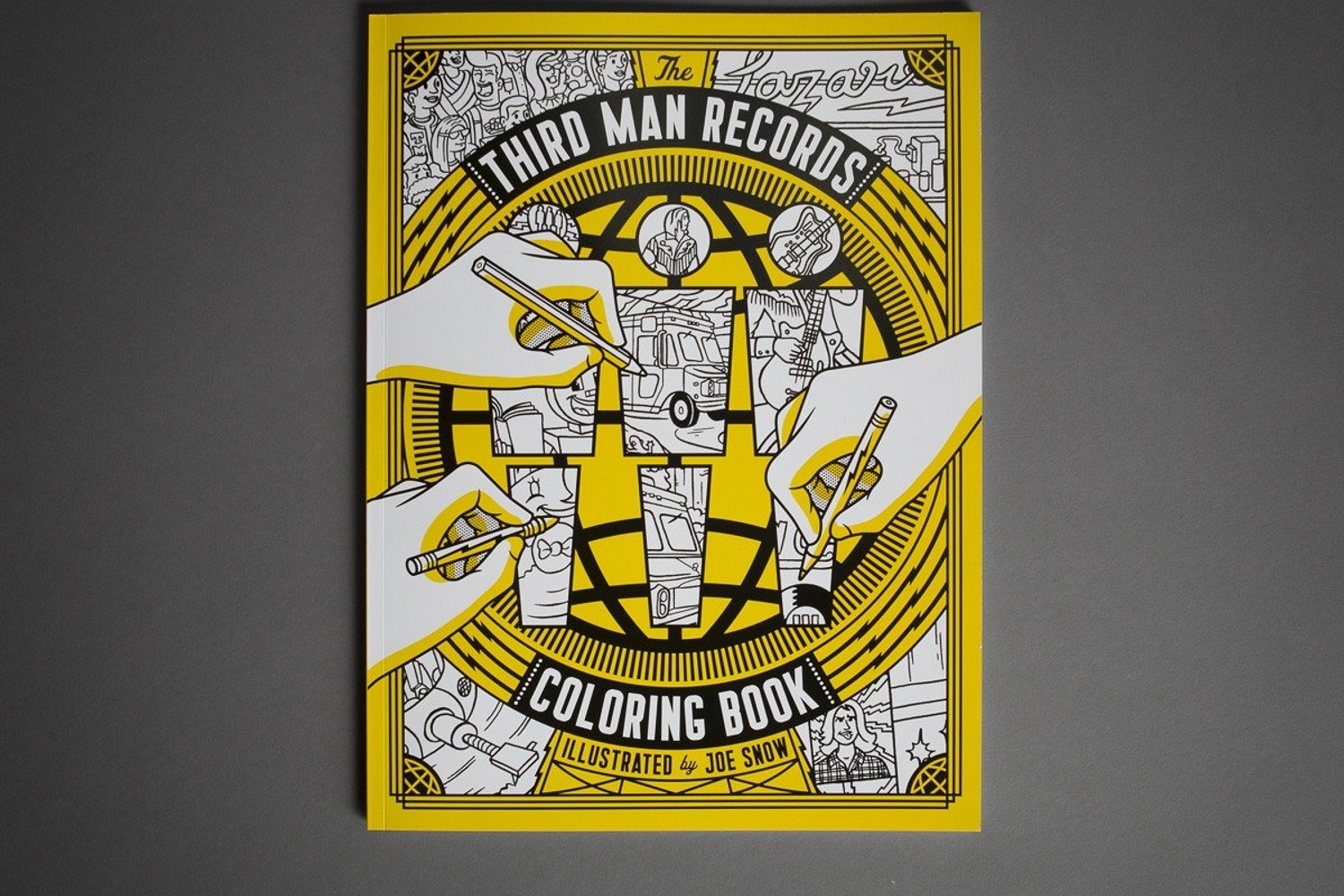 Jack White’s Third Man Records publishes vinyl-themed colouring book