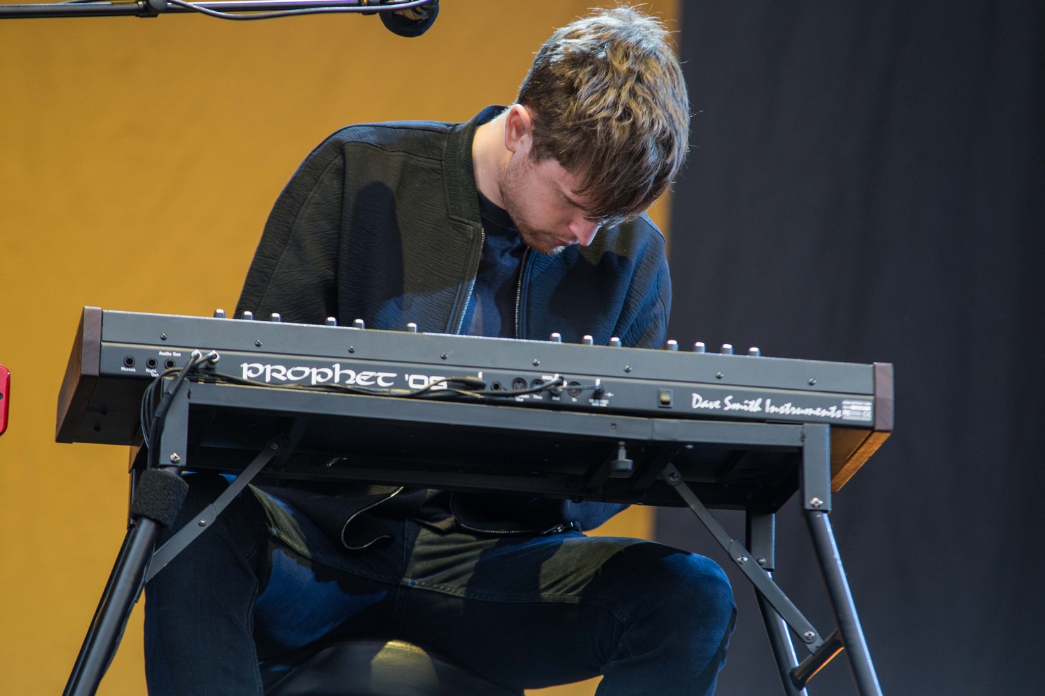 James Blake and band smile throughout their Latitude return