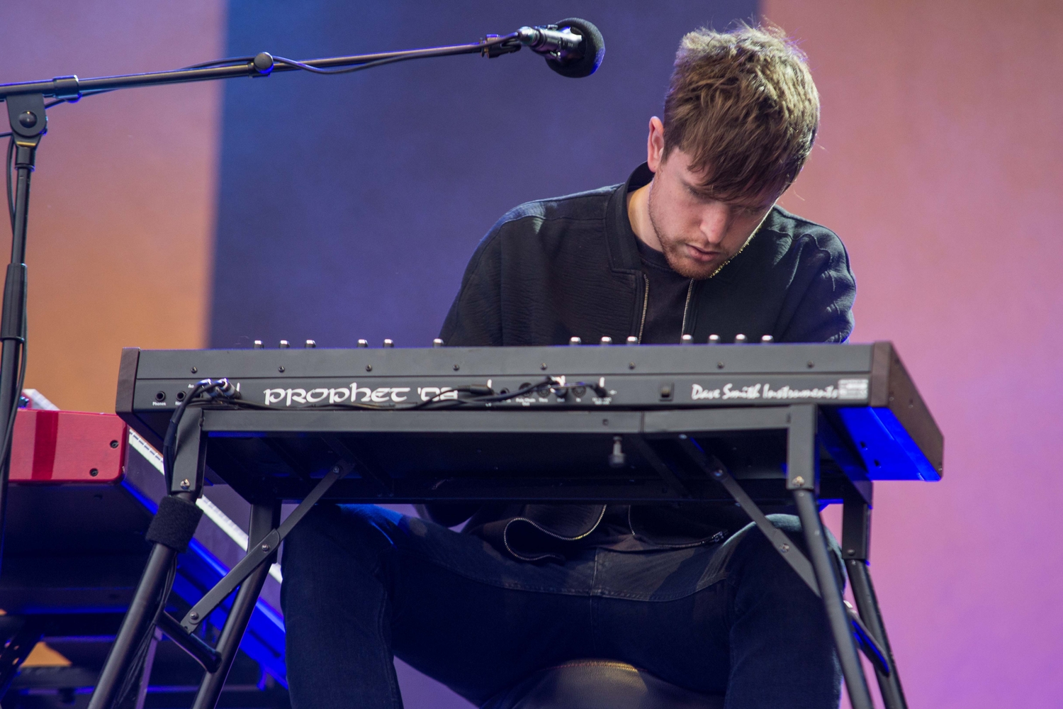 James Blake and band smile throughout their Latitude return