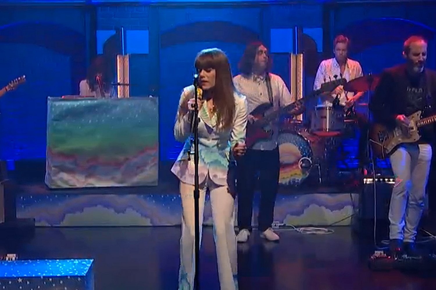 Watch Jenny Lewis perform with Ryan Adams on Jimmy Kimmel