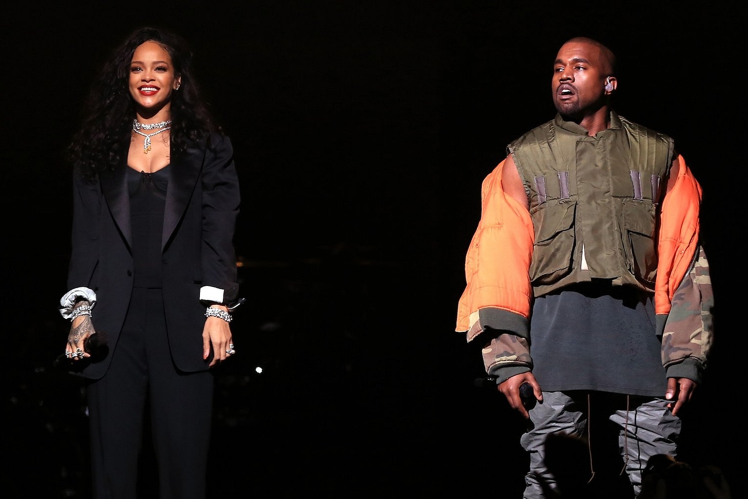 Kanye West surprises FYF Fest with an on-stage Rihanna collab