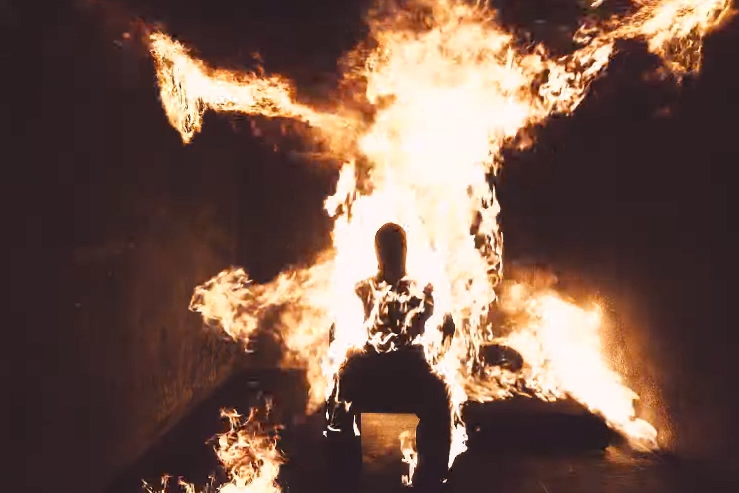 Kanye West sets himself on fire in new ‘Come To Life’ video