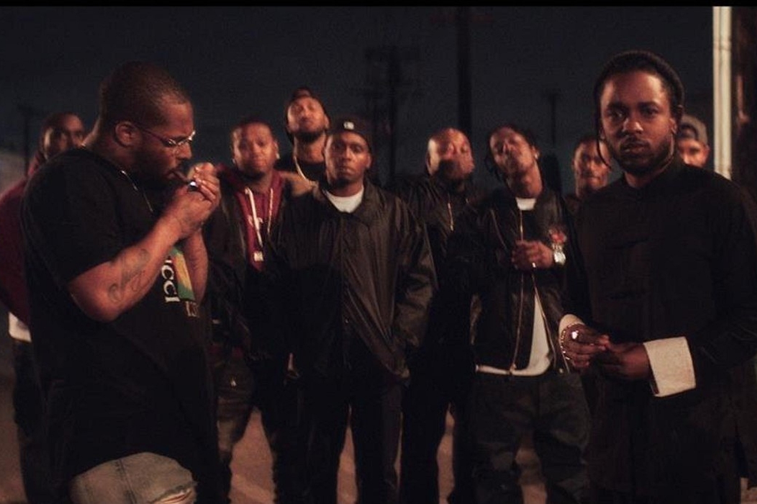 Kendrick Lamar gets interrogative in the video for ‘DNA.’