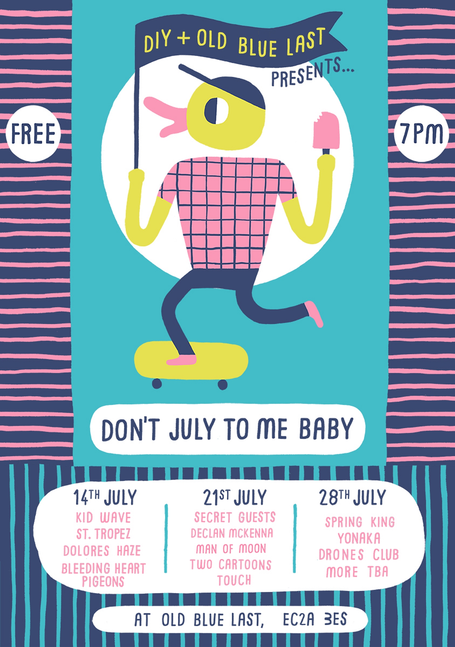 Kid Wave to headline DIY & The Old Blue Last’s Don’t July To Me Baby shows