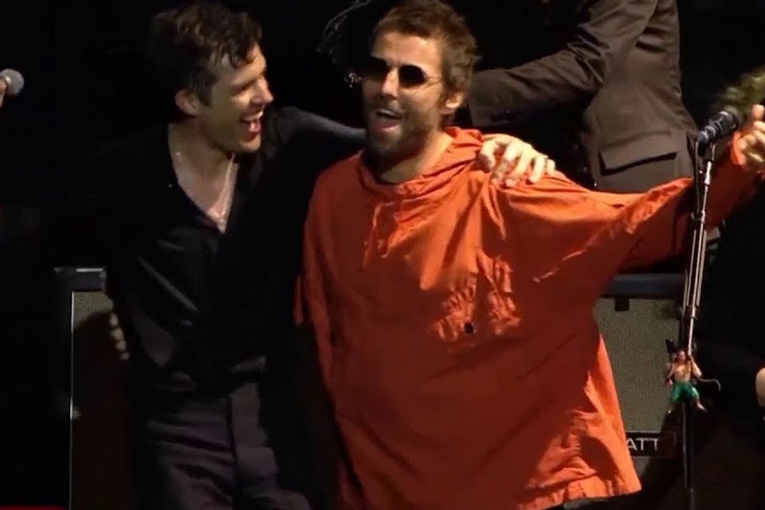 Watch Liam Gallagher join The Killers on stage in Brazil