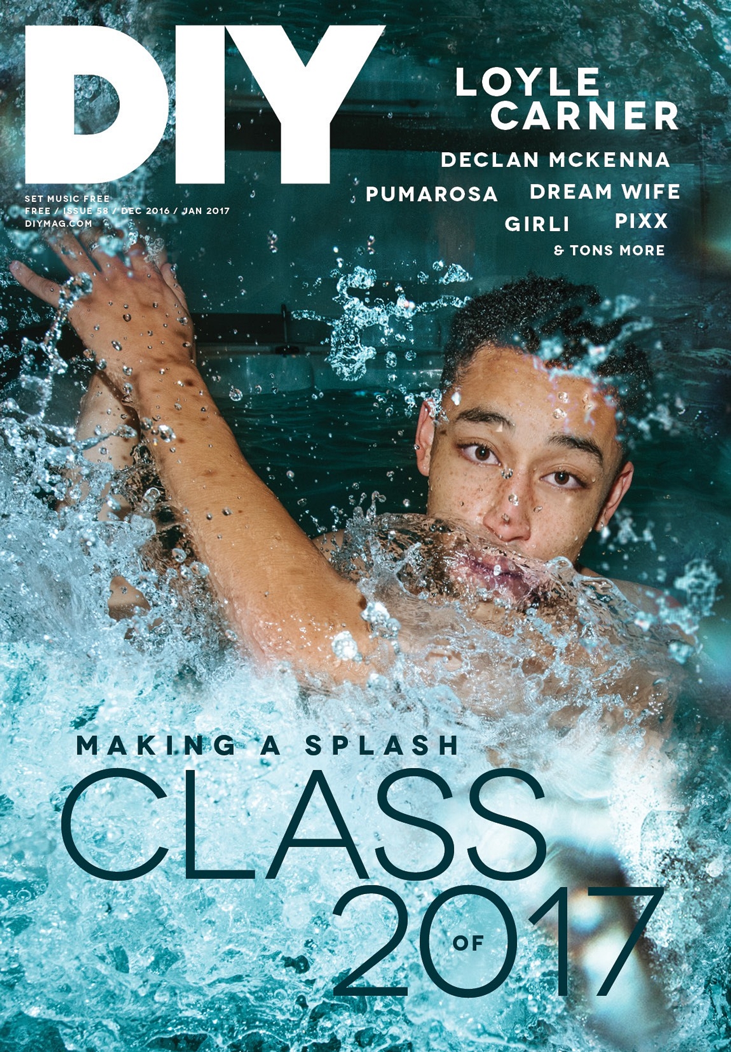 Out Now! DIY's Class of 2017 issue, ft. Loyle Carner, Dream Wife, Declan McKenna, GIRLI, and more