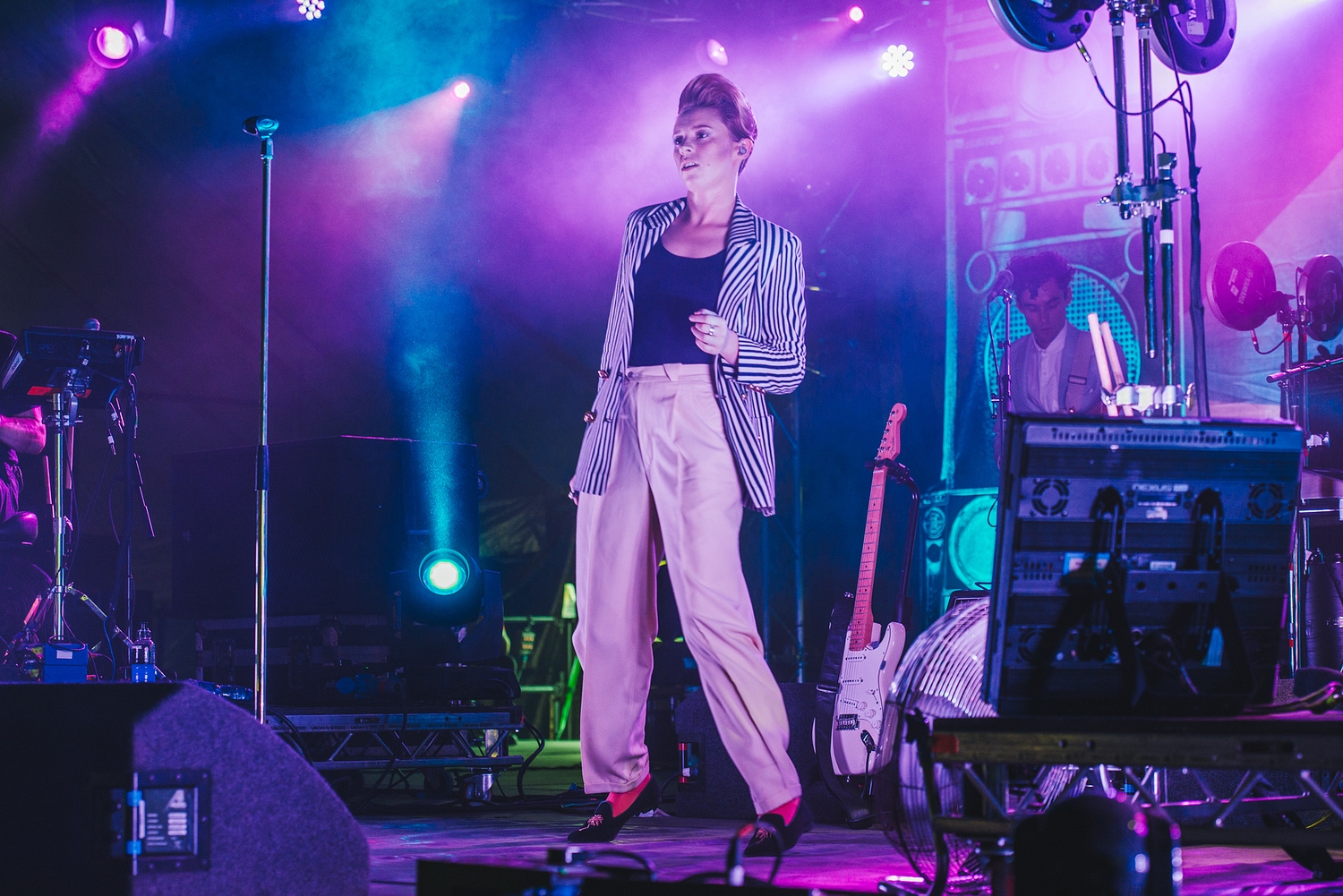 La Roux gives electro-pop a striking edge at Latitude 2015