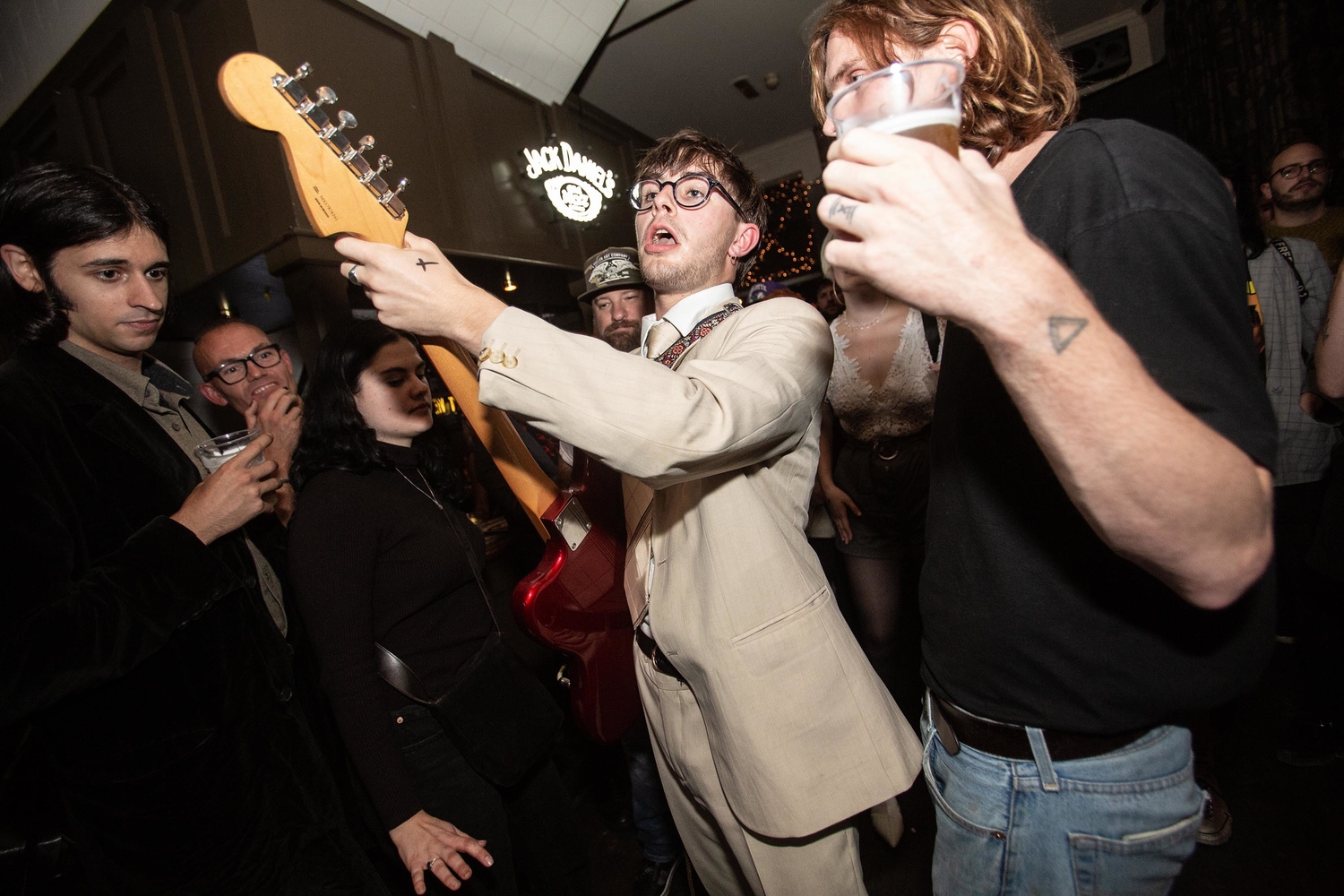 Lacuna Common, Crystal, Trudy and the Romance and Italia 90 deliver packed-out rooms on the DIY x Jack Daniel's Presents tour