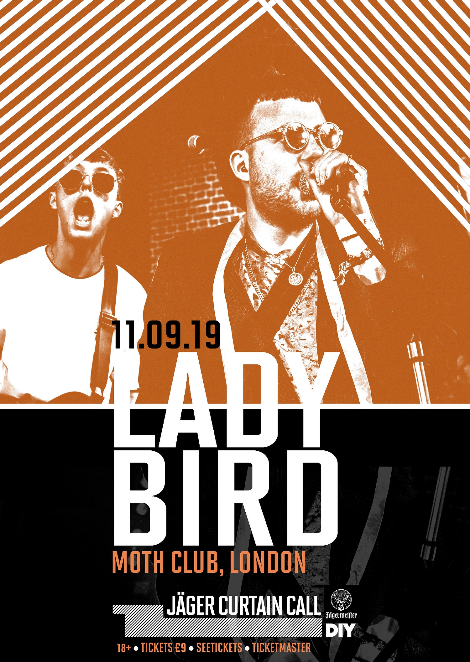 Lady Bird to play London's Moth Club for Jäger Curtain Call 2019