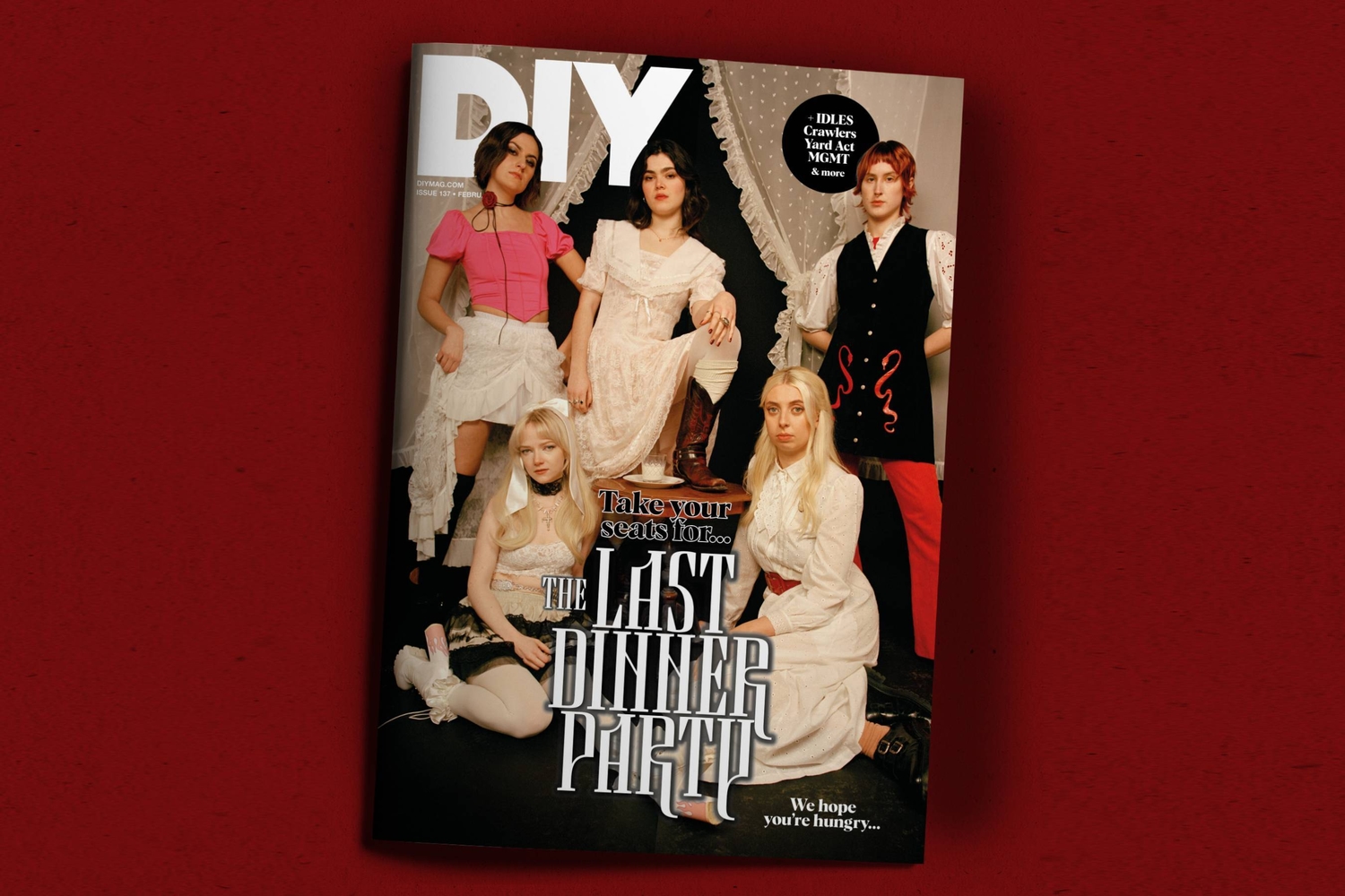 The Last Dinner Party are the cover stars of DIY’s February 2024 issue!