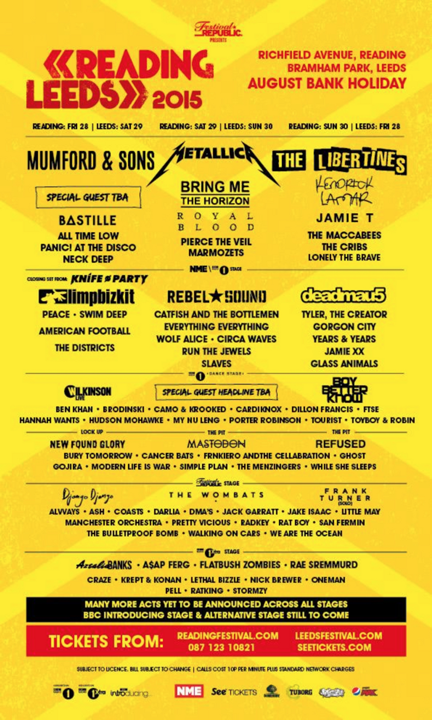 The Libertines confirmed as final headliner for Reading & Leeds 2015