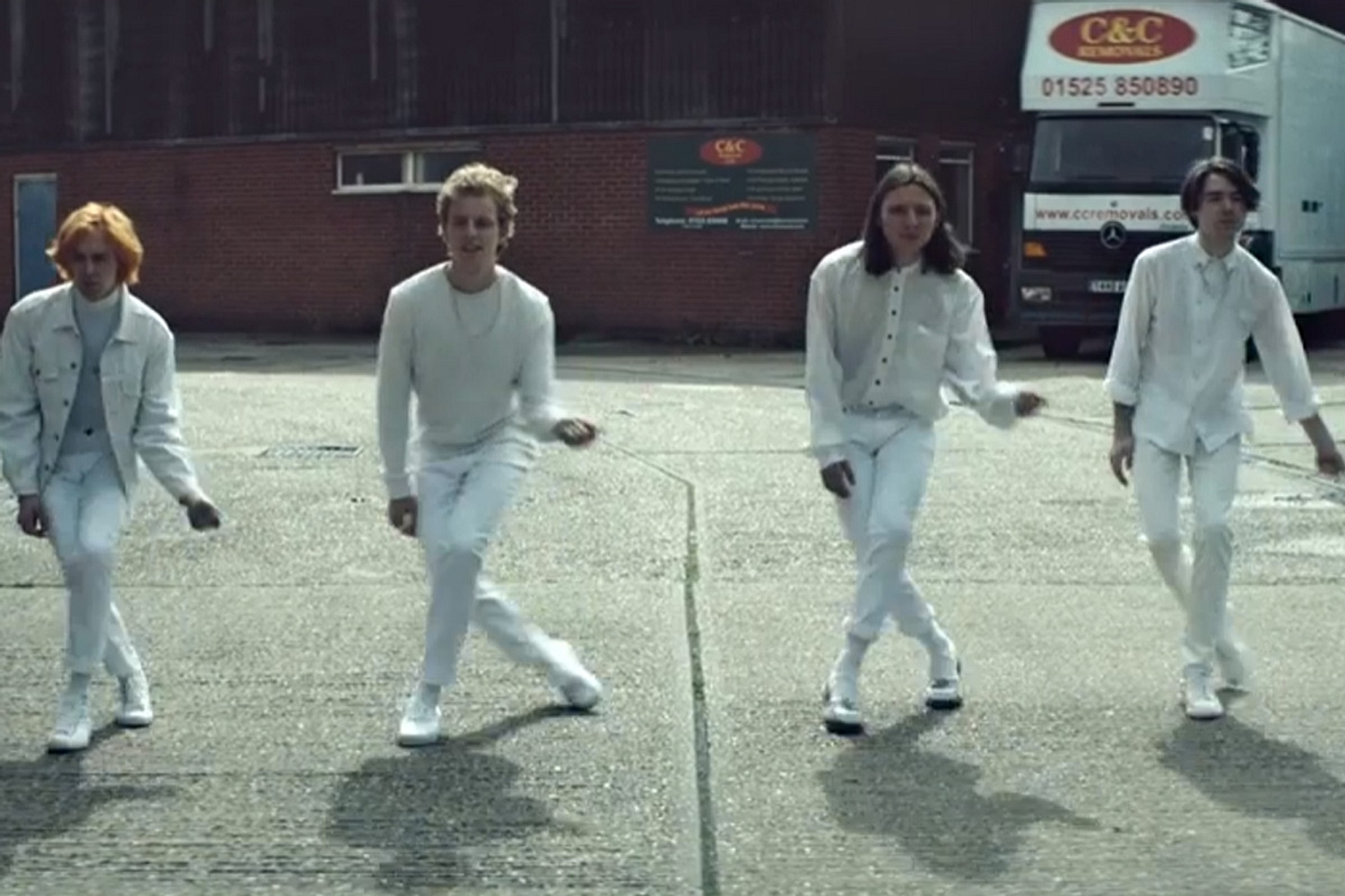 Peace don all-white suits for ‘Lost On Me’ video