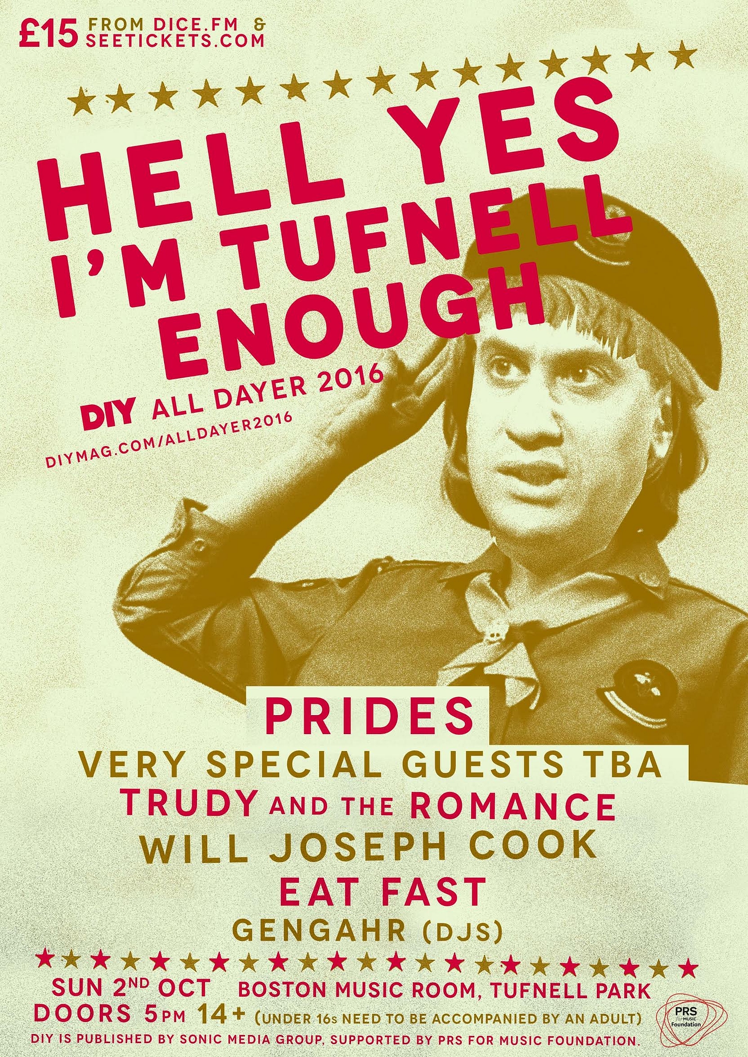Announcing the DIY all-dayer 2016, feat. Prides, Will Joseph Cook, Gengahr & more!