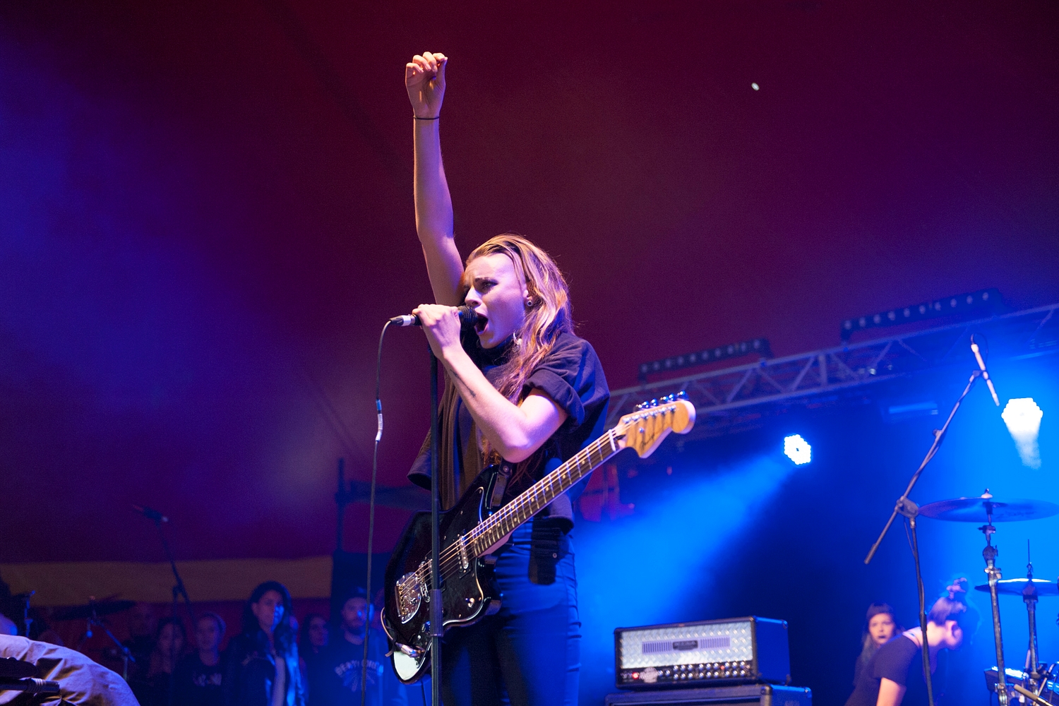 PVRIS pack out The Pit at Reading 2015