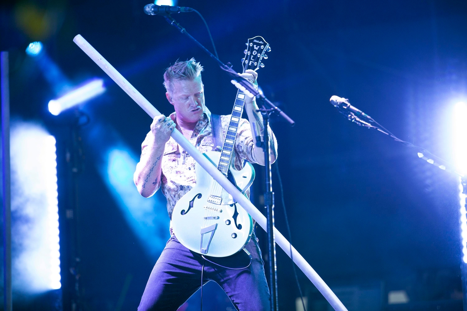 Queens of the Stone Age rally against the authorities and Nine Inch Nails get down and dirty on the final day of Mad Cool Festival