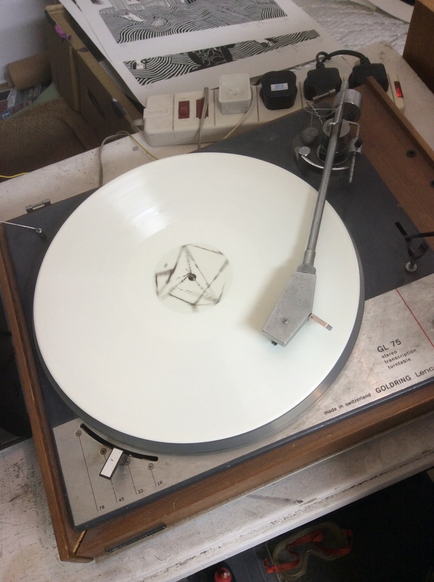 ​Thom Yorke posts vinyl picture, is definitely up to something