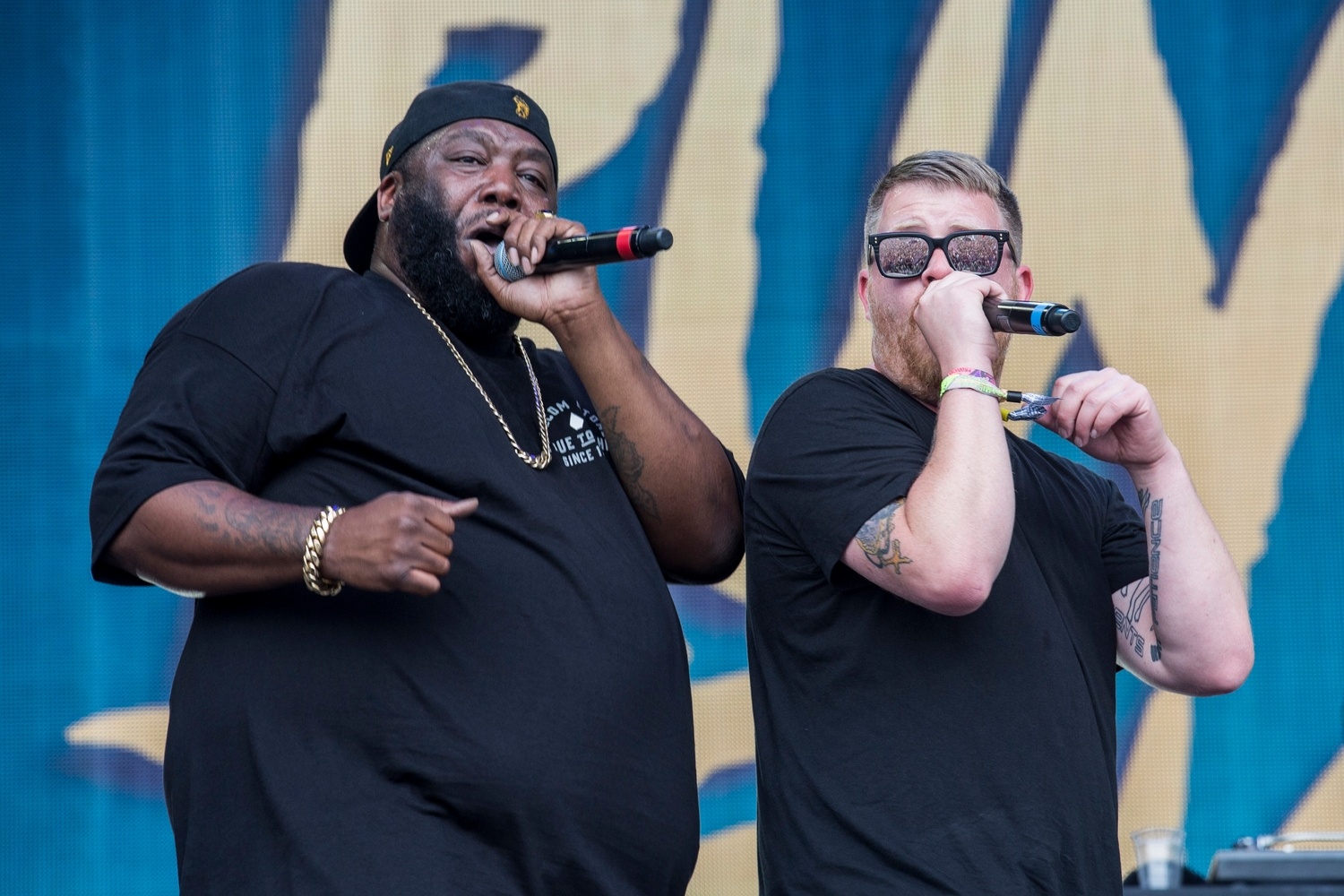 Run the Jewels stand up for the masses on the Pyramid Stage