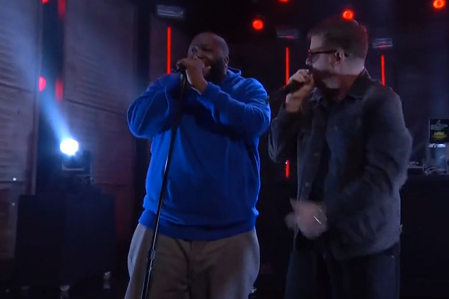 Watch Run the Jewels play ‘Lie, Cheat, Steal’ on Conan