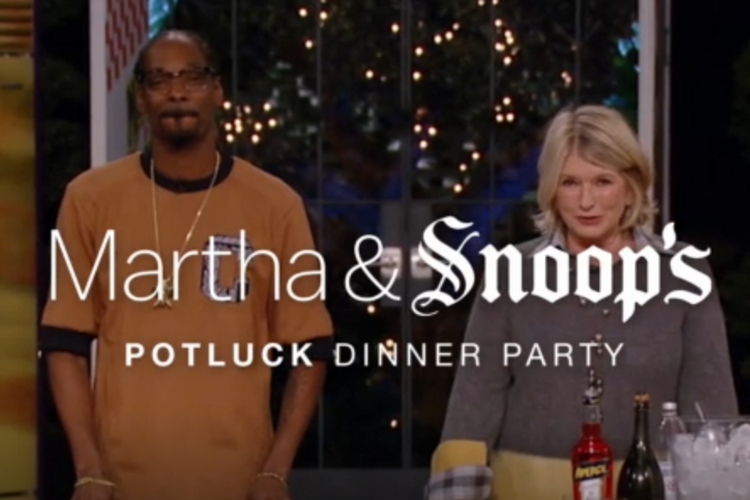 So, umm, Martha Stewart and Snoop Dogg are doing a cookery show together