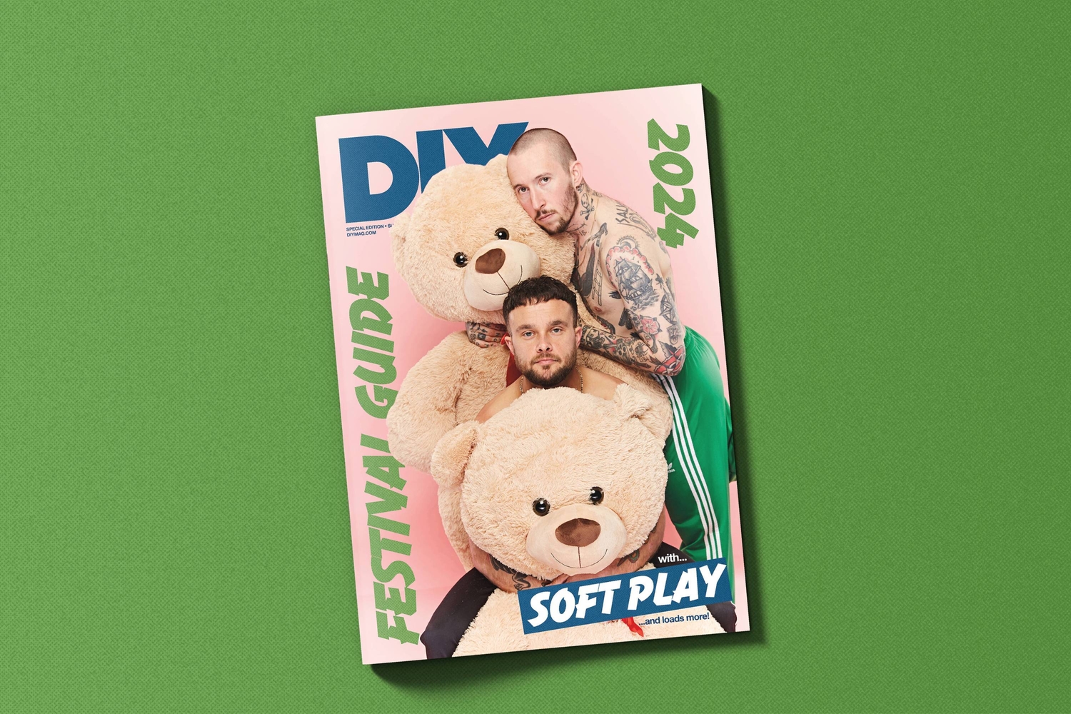 SOFT PLAY are the cover stars of DIY's 2024 Festival Guide!