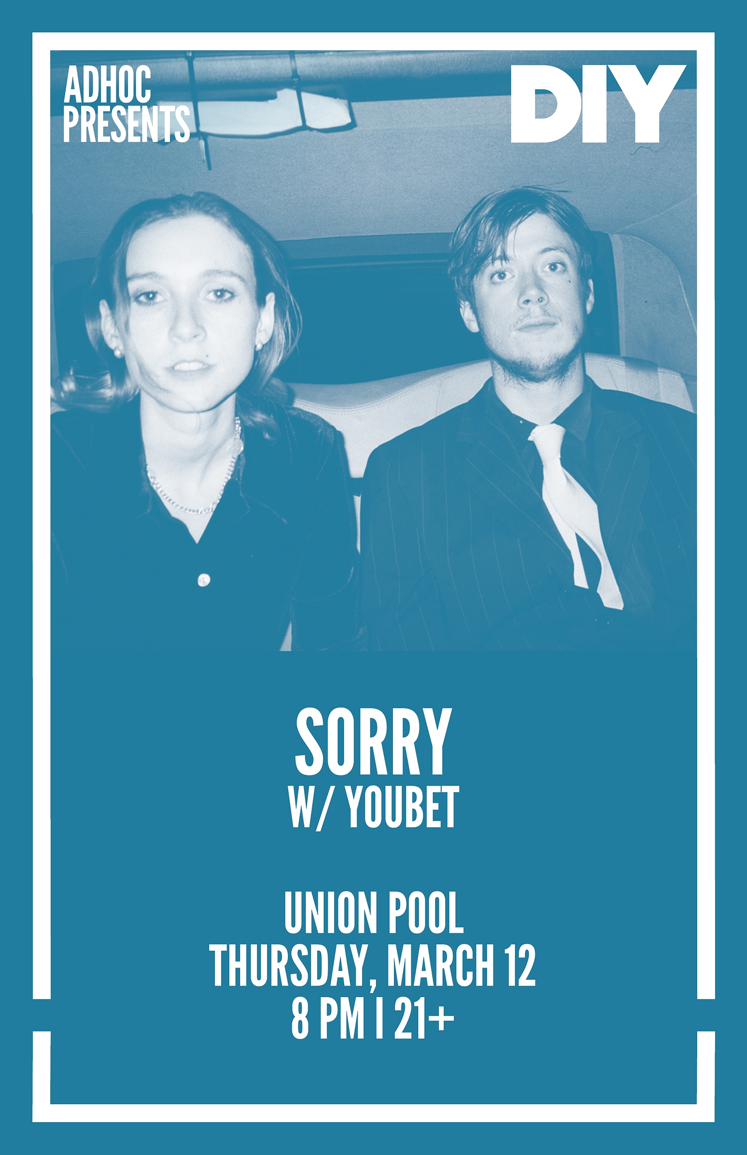 DIY & NY promoters AdHoc team up for Sorry's upcoming New York headline show