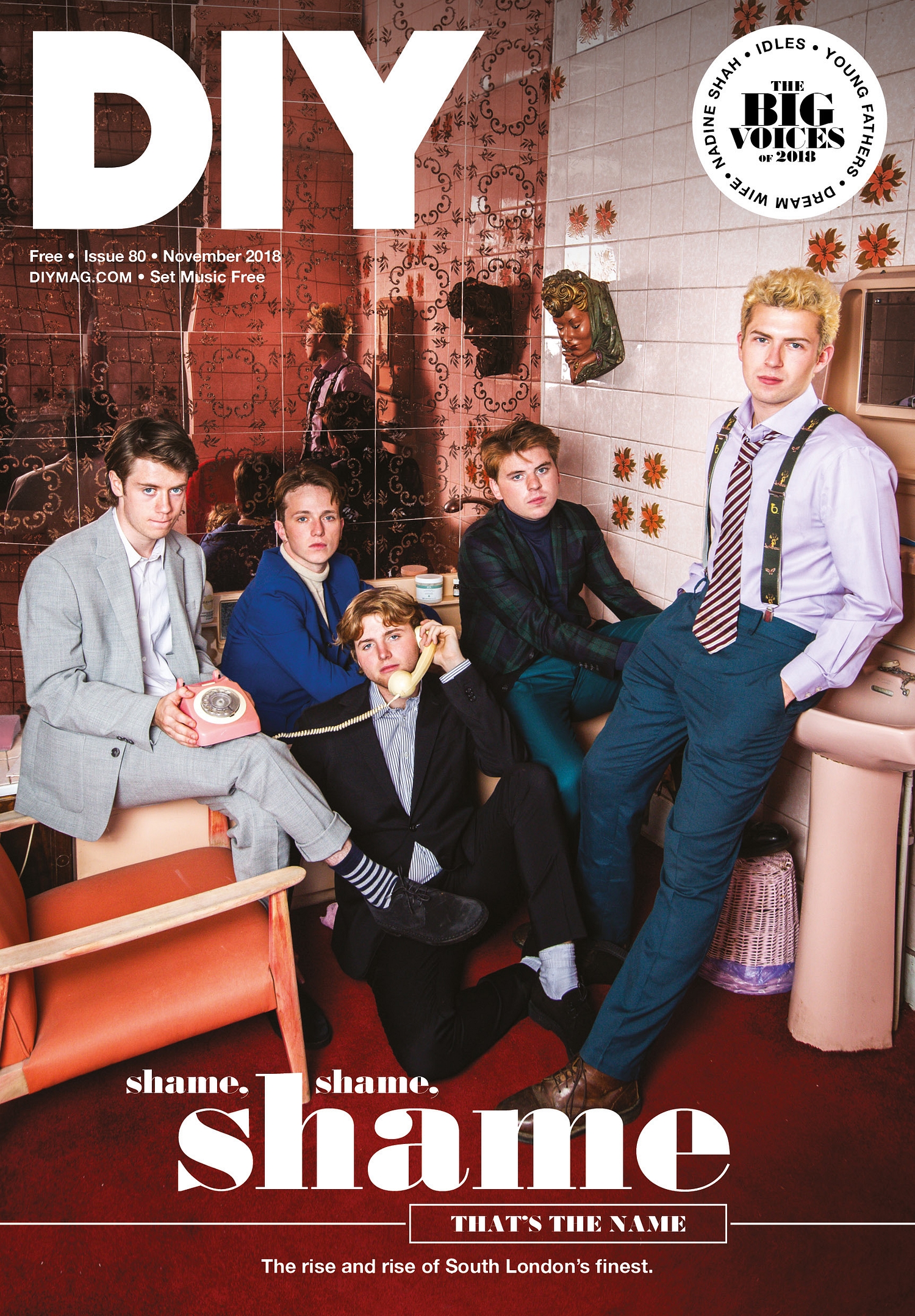 Shame, Nadine Shah, Dream Wife, Young Fathers, IDLES: it's the November issue of DIY!