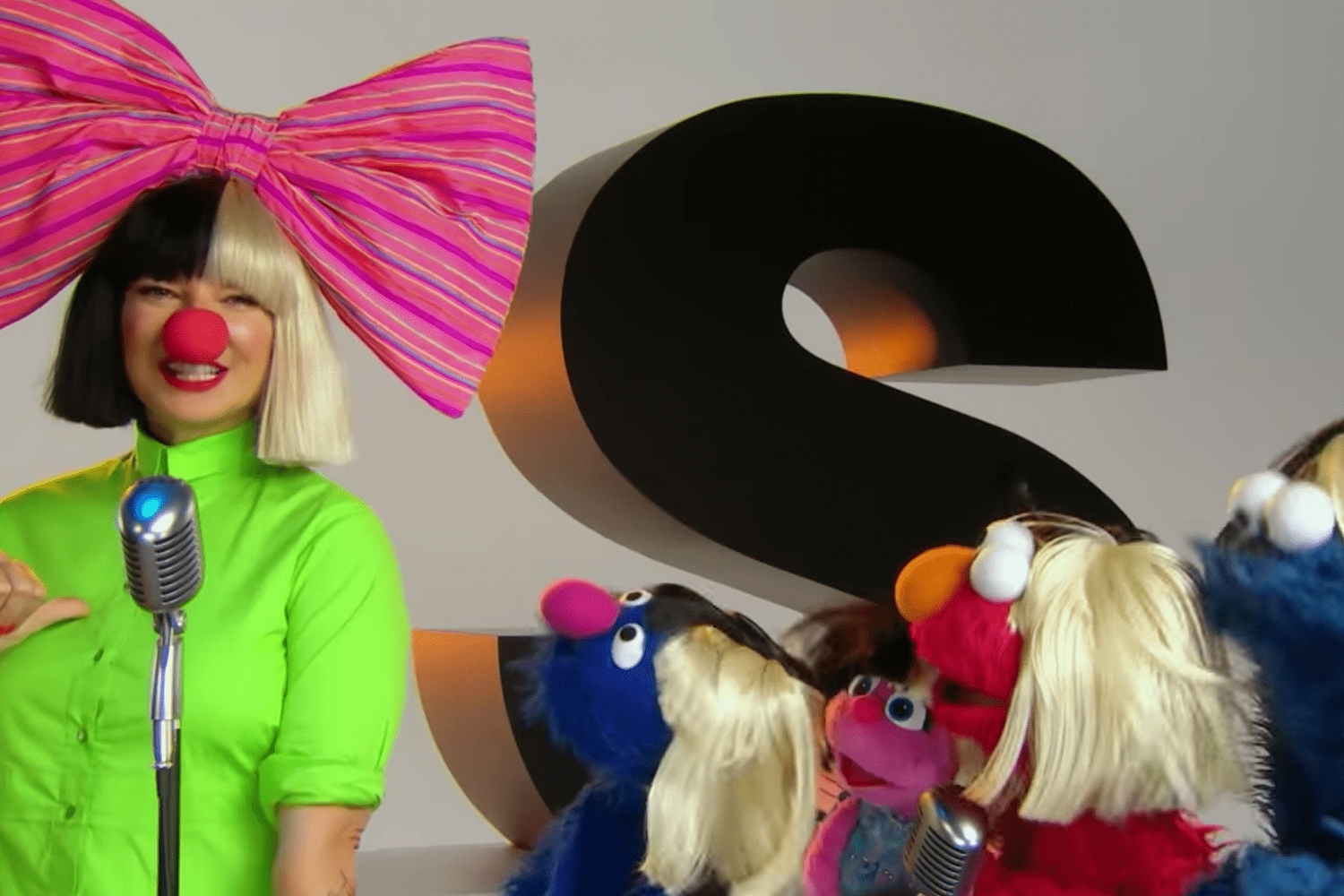 Watch Sia sing ’S Is For Songs’ on Sesame Street