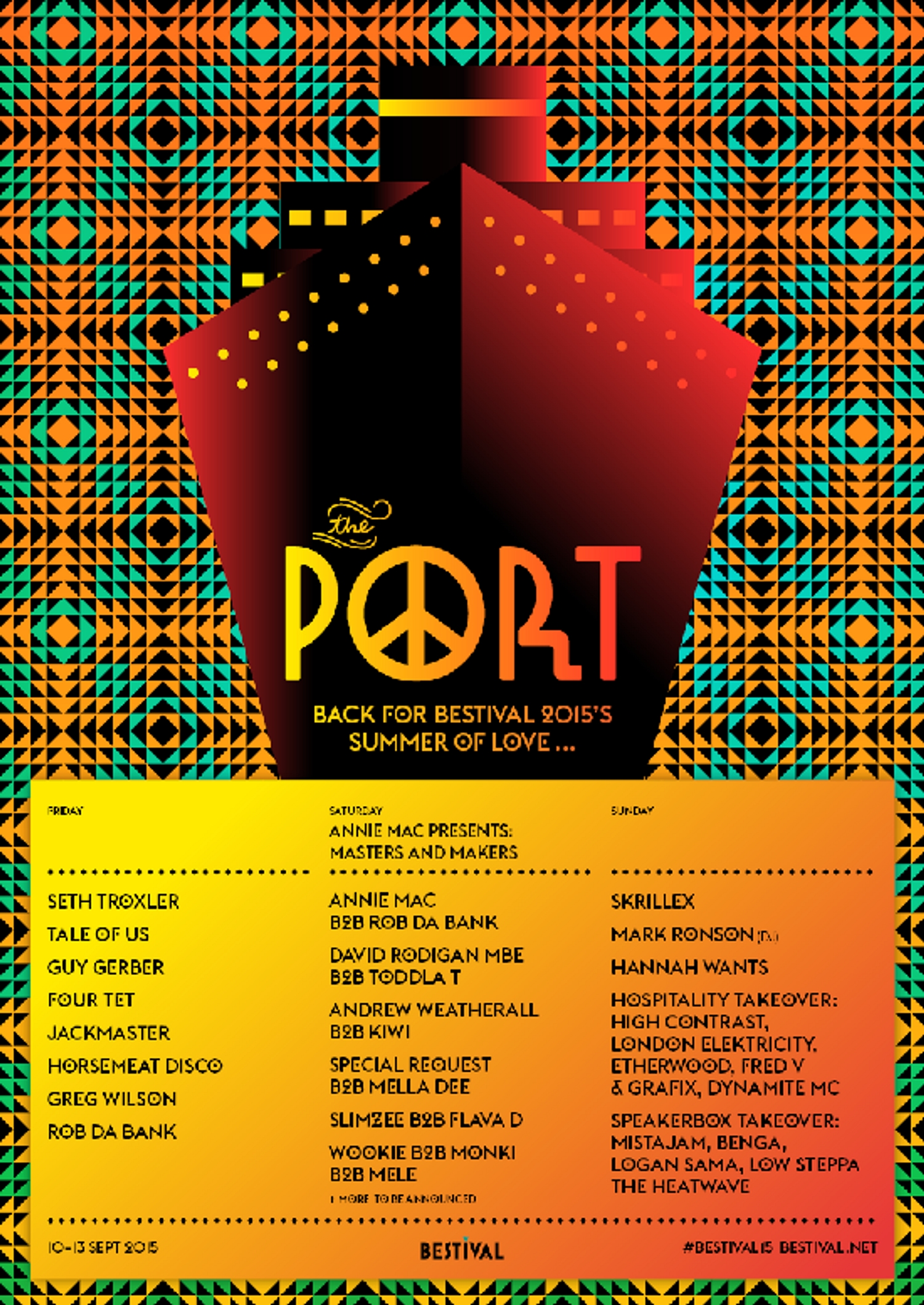 Skrillex, Mark Ronson, Four Tet to play Bestival 2015’s The Port