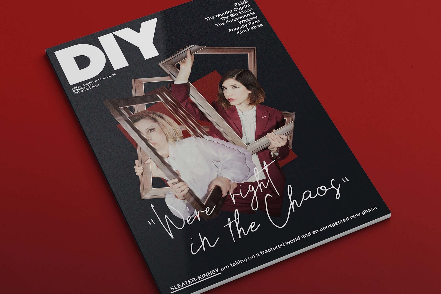 The August issue of DIY - featuring Sleater-Kinney, The Murder Capital, The Big Moon, Kim Petras and more - is out now